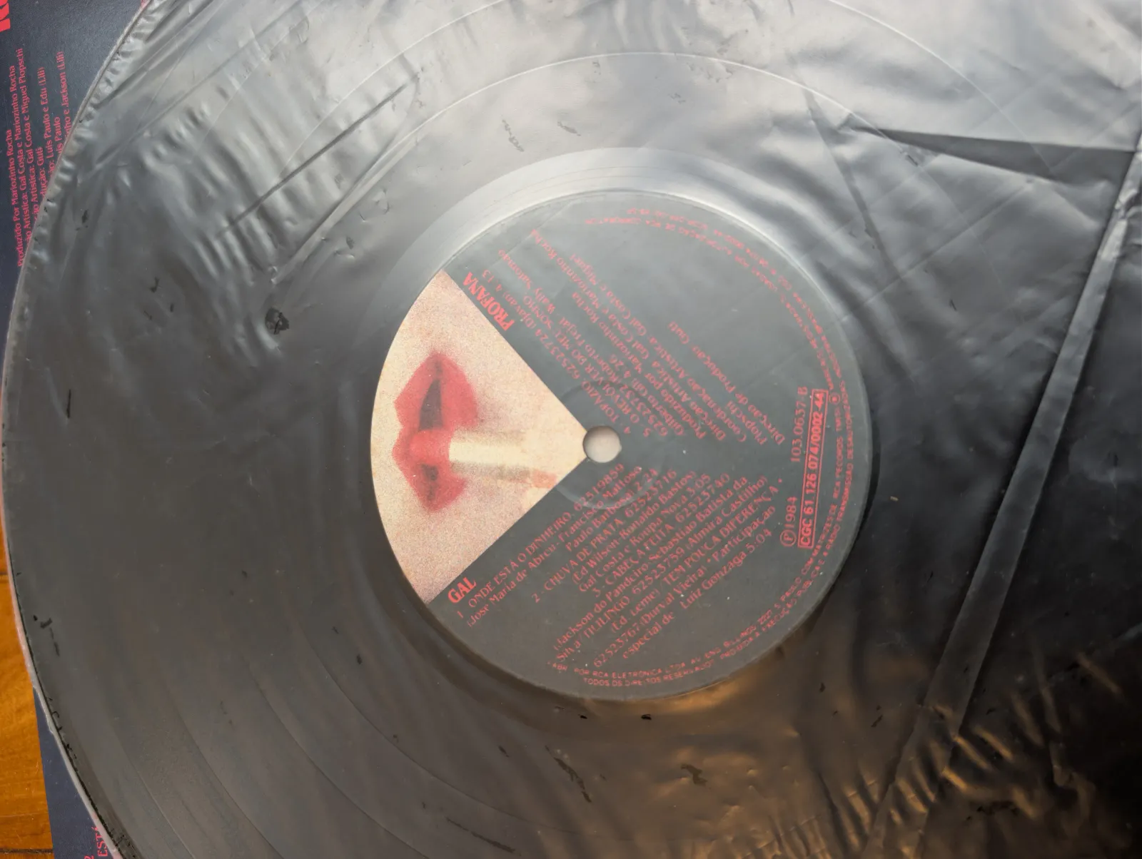 Gal Costa — Profana, label-b