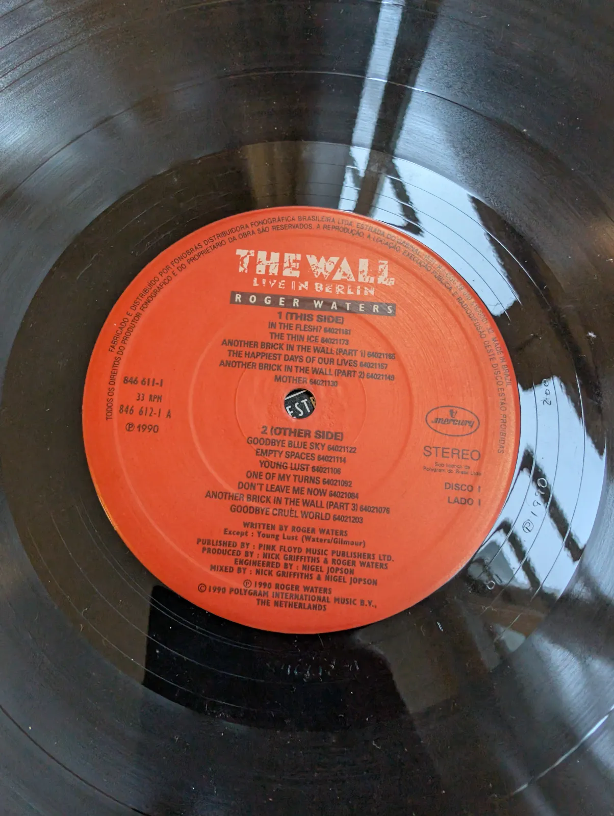 Pink Floyd — Wish You Were Here, label-a
