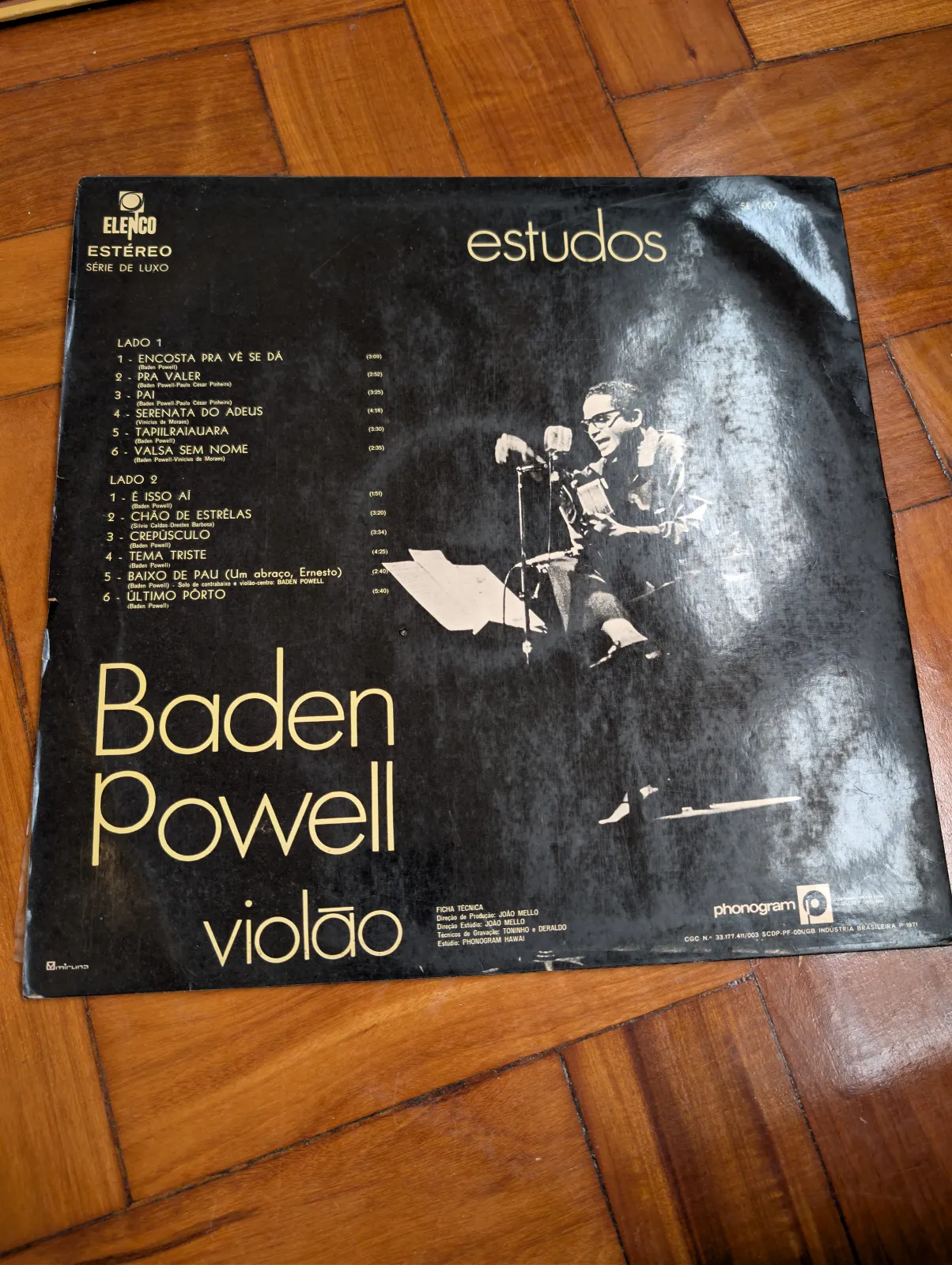Baden Powell — Estudos, label-b