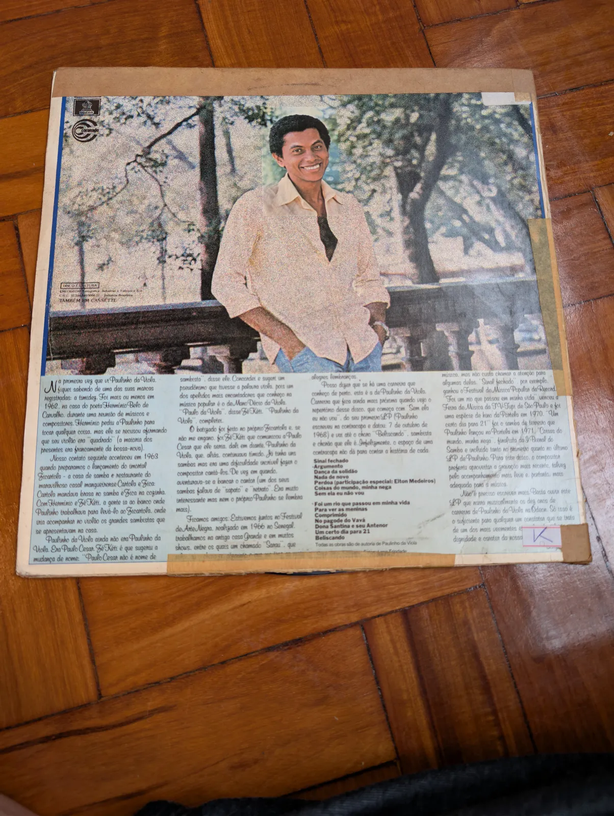 Paulinho da Viola — Dez Anos, back