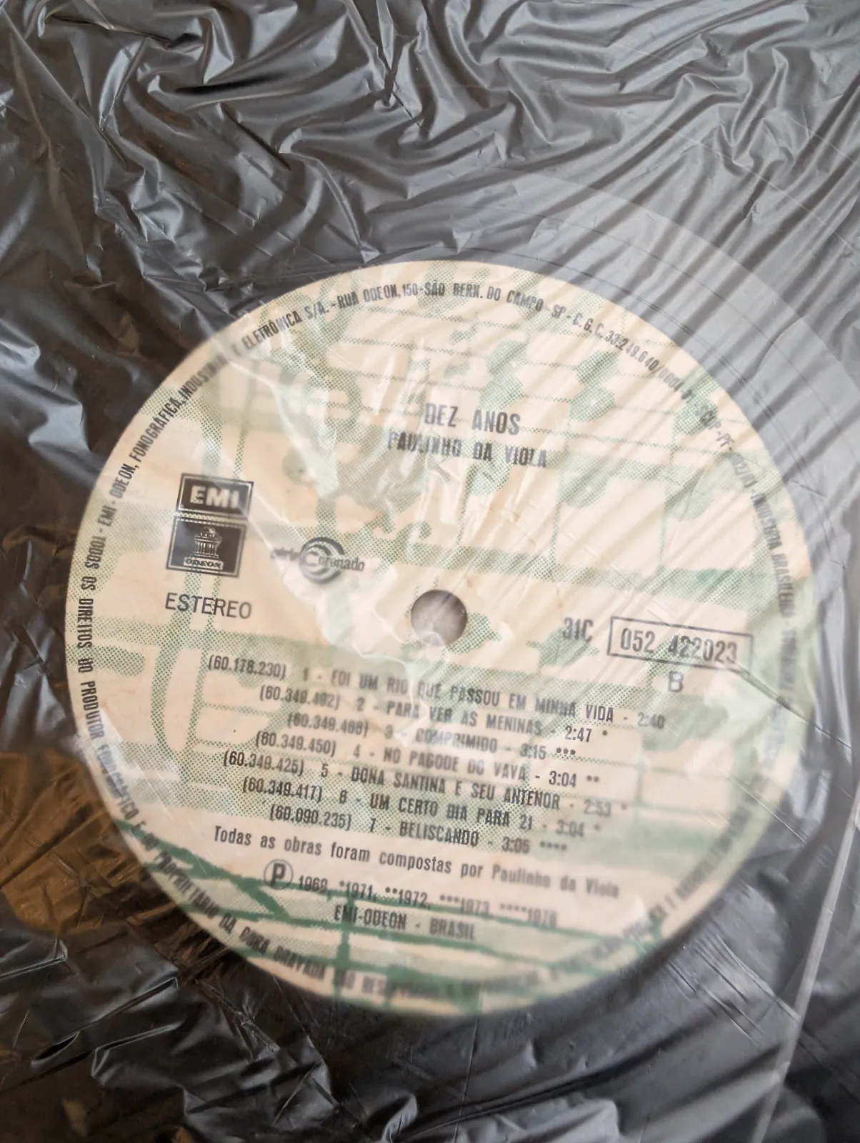 Paulinho da Viola — Dez Anos, label-b