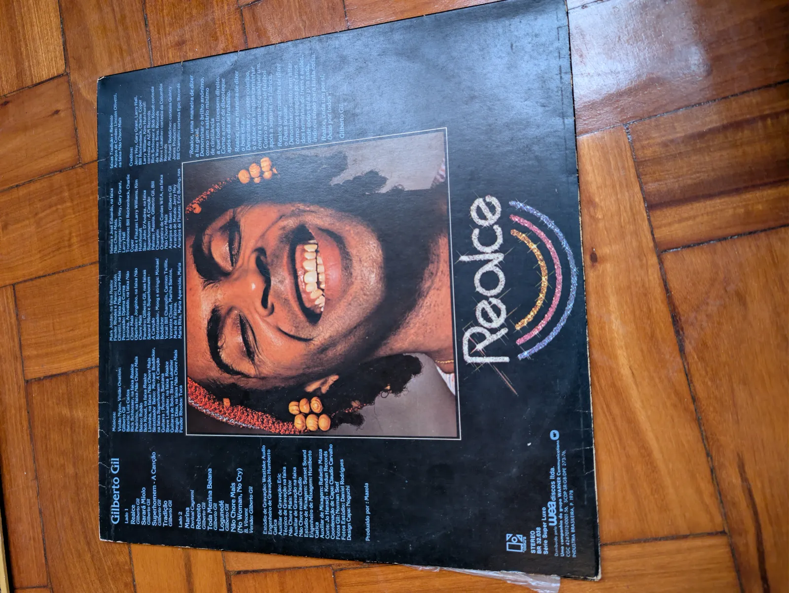 Gilberto Gil — Realce, back