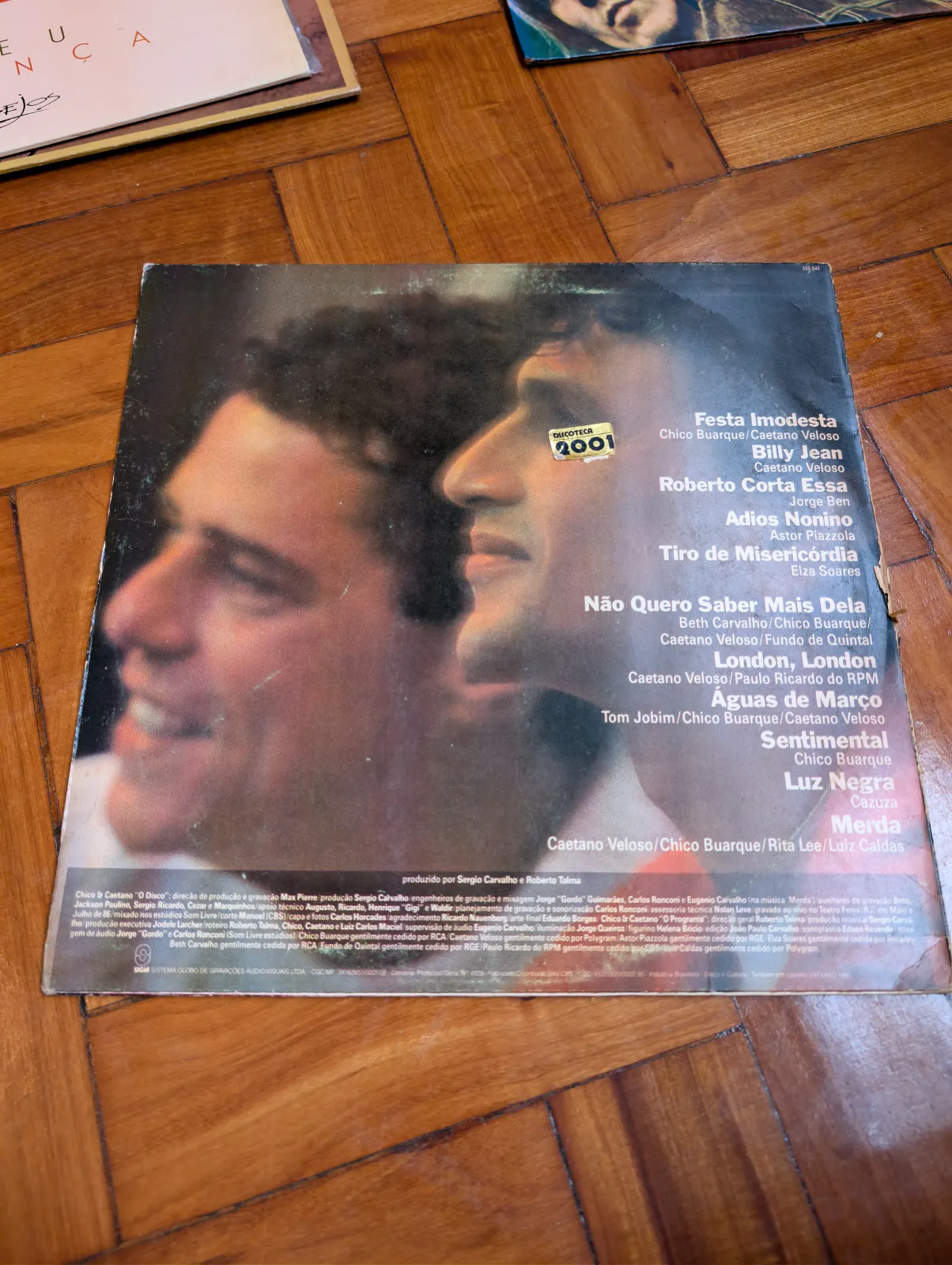 Chico Buarque & Caetano Veloso — Melhores Momentos de Chico & Caetano ao Vivo, back
