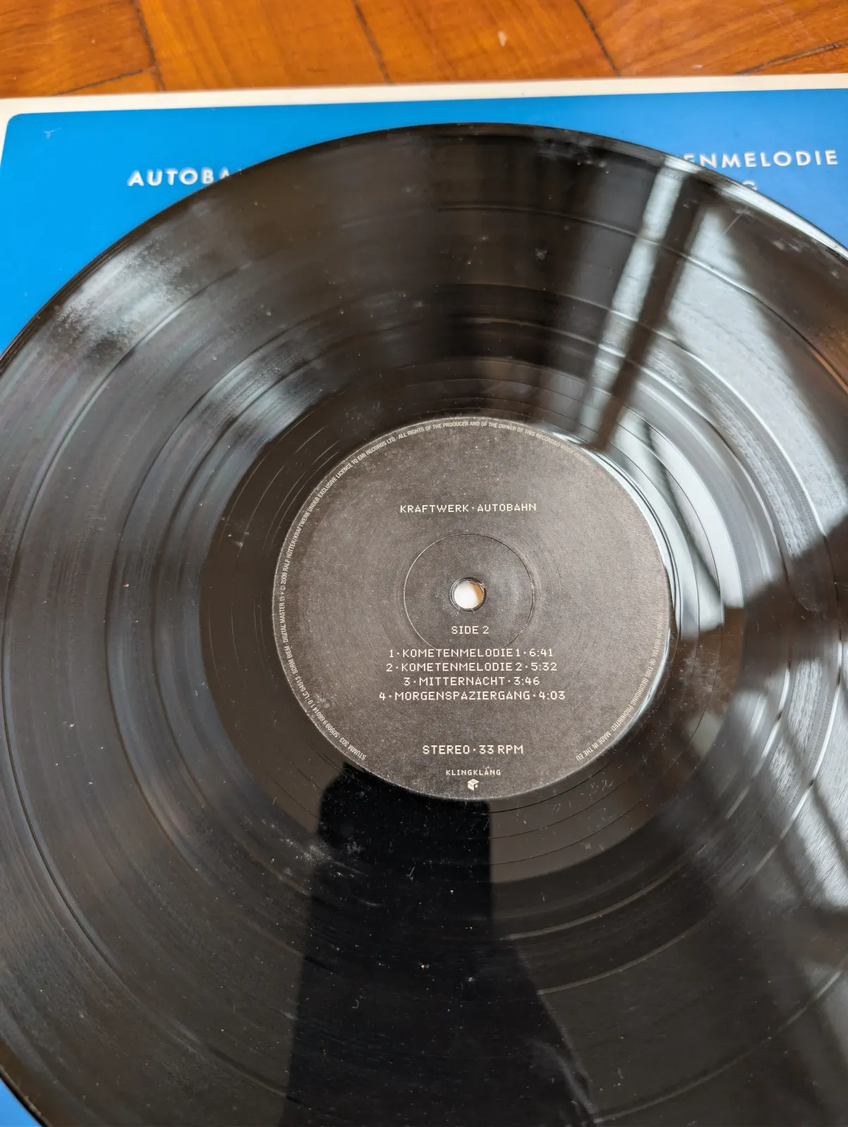 Kraftwerk — Autobahn, label-b