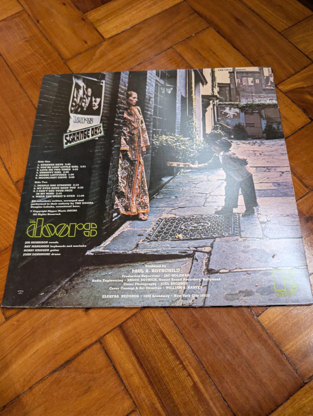The Doors — Strange Days, back