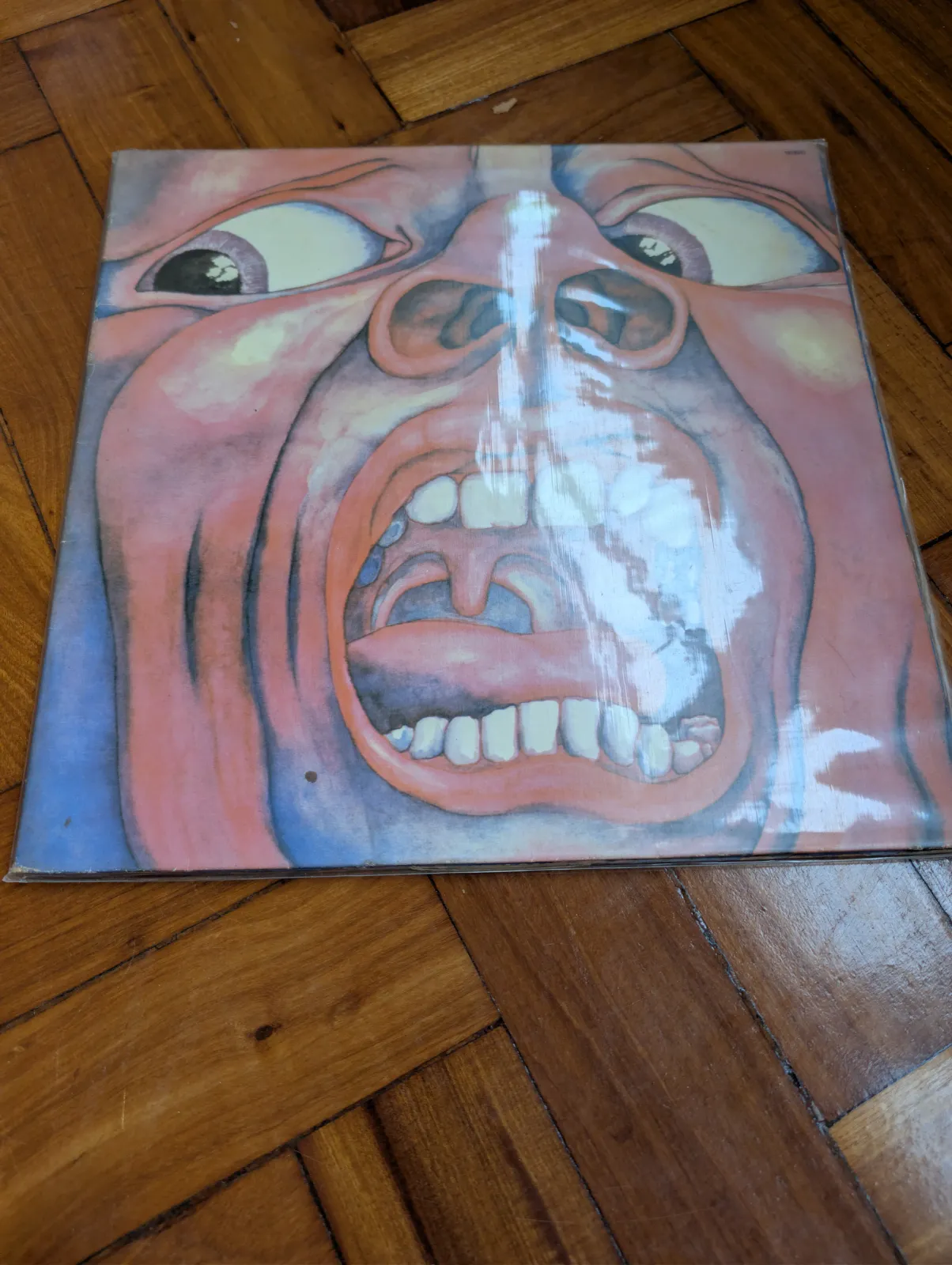 King Crimson — In the Court of the Crimson King, label-a