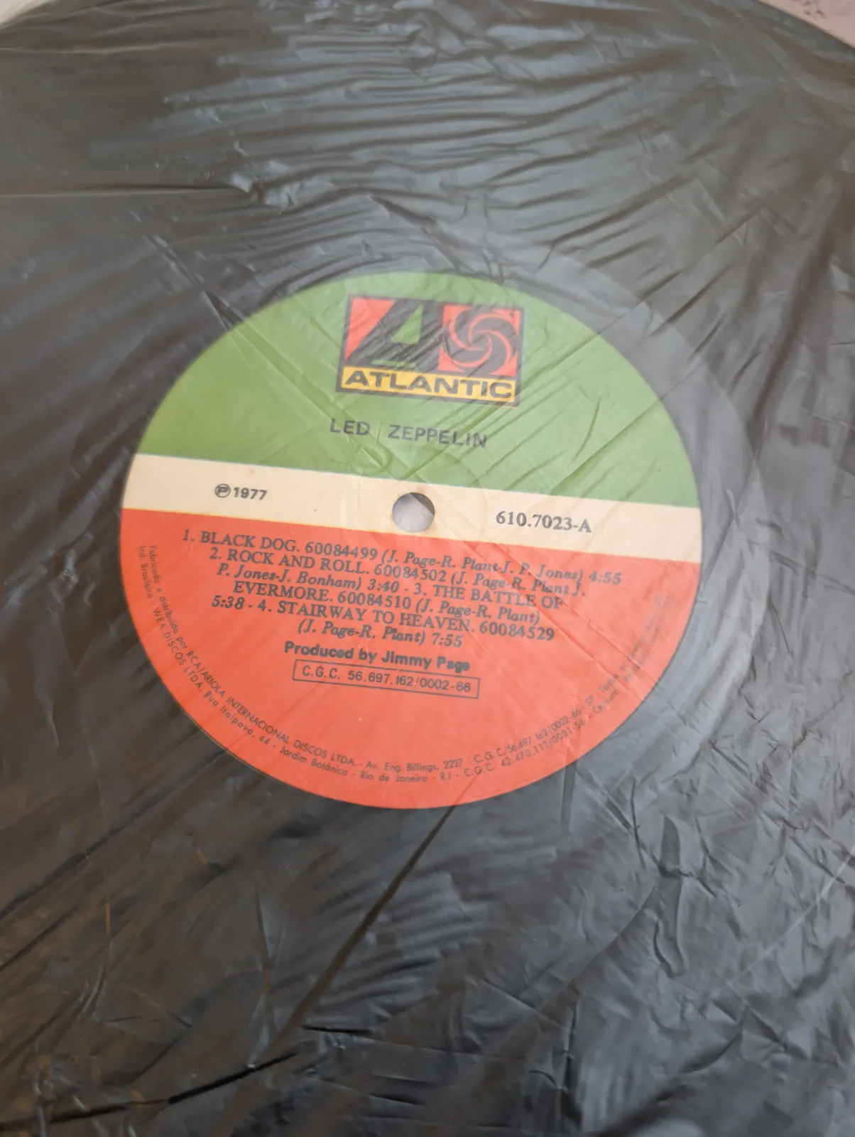Led Zeppelin — Led Zeppelin IV, label-a