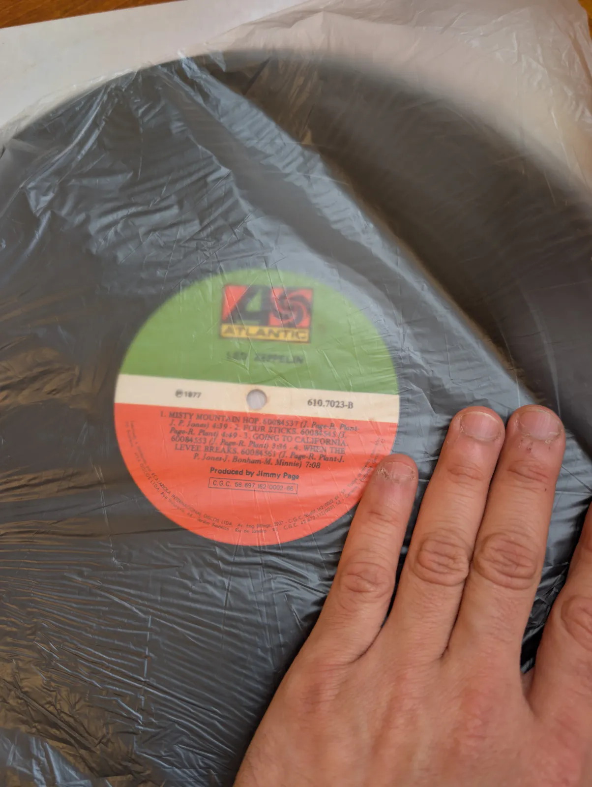 Led Zeppelin — Led Zeppelin IV, label-b