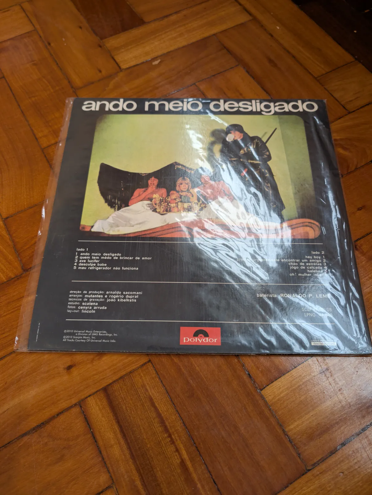 Os Mutantes — A Divina Comédia ou Ando Meio Desligado, back