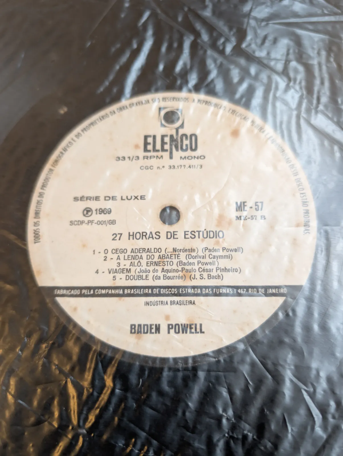 Baden Powell — 27 Horas de Estúdio, label-b