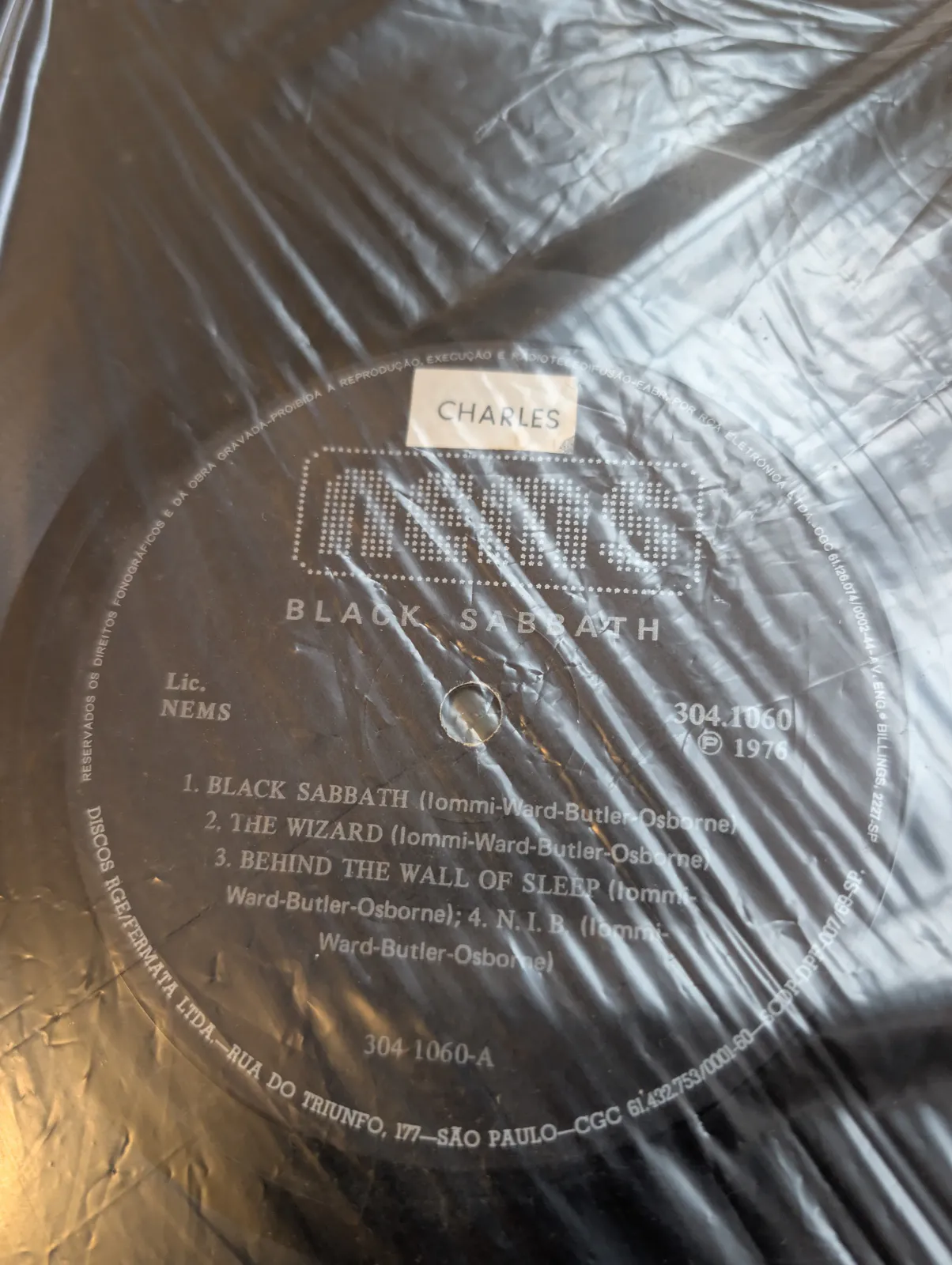 Black Sabbath — Black Sabbath, inner