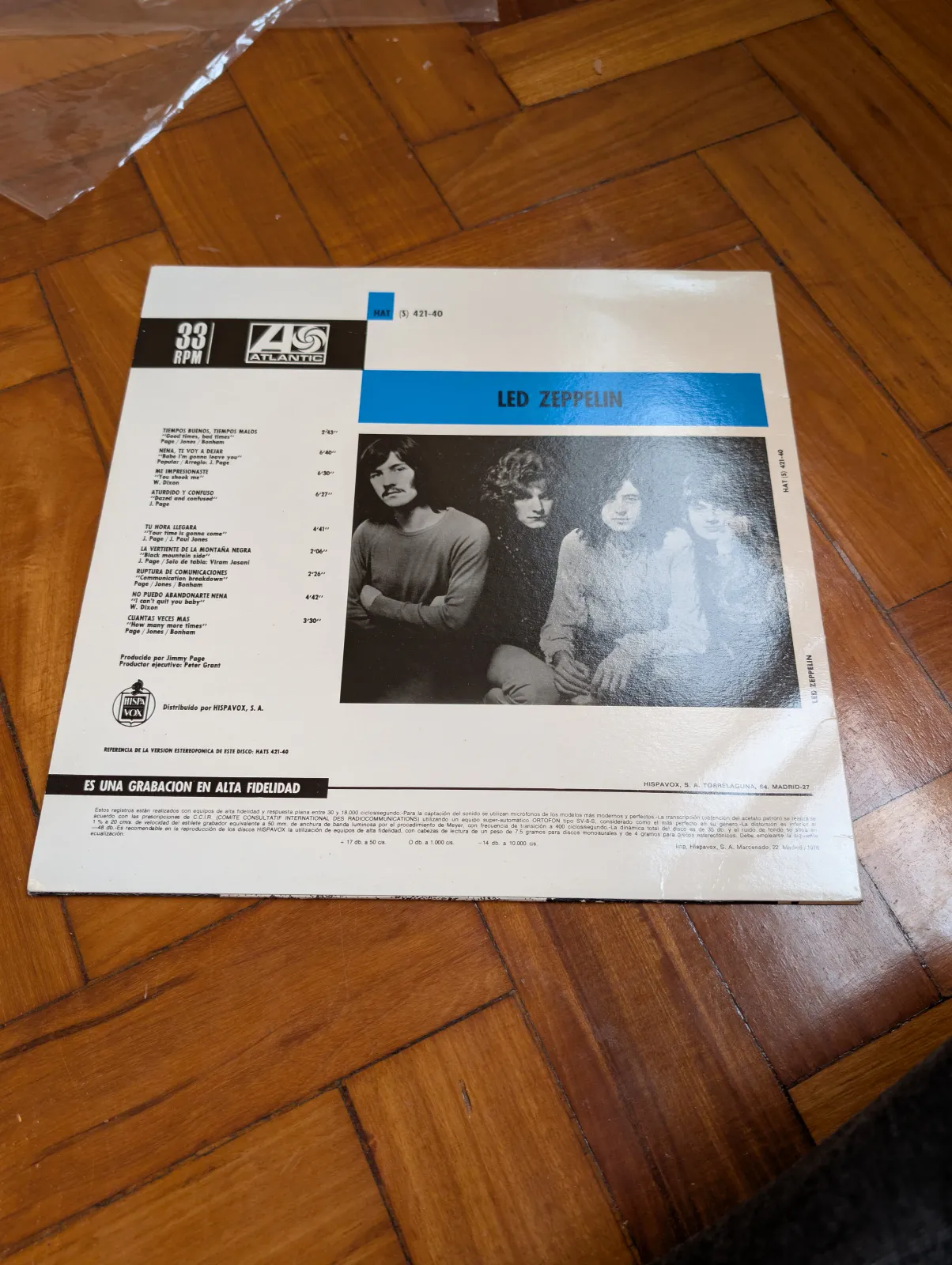 Led Zeppelin — Led Zeppelin, back