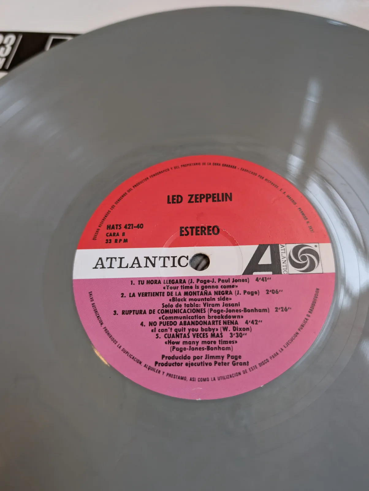 Led Zeppelin — Led Zeppelin, label-b