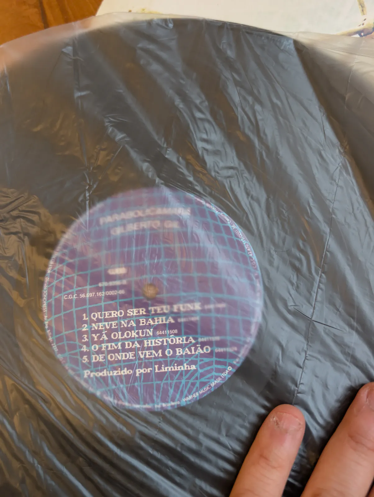 Gilberto Gil — Parabolicamará, label-b