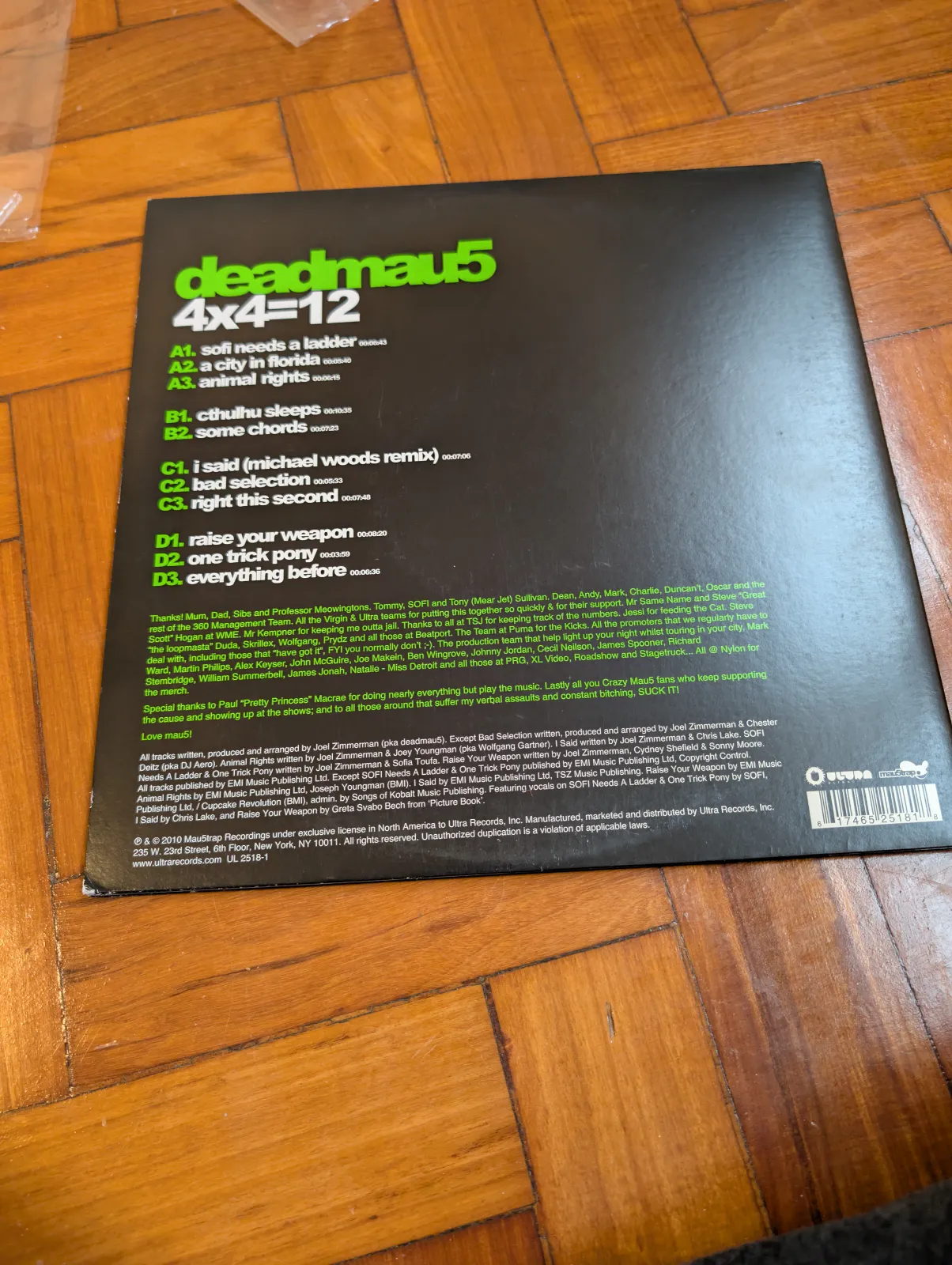 deadmau5 — 4×4=12, back