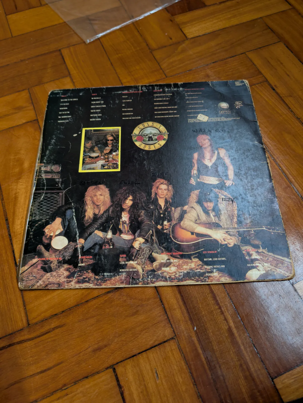 Guns N' Roses — Appetite for Destruction, back