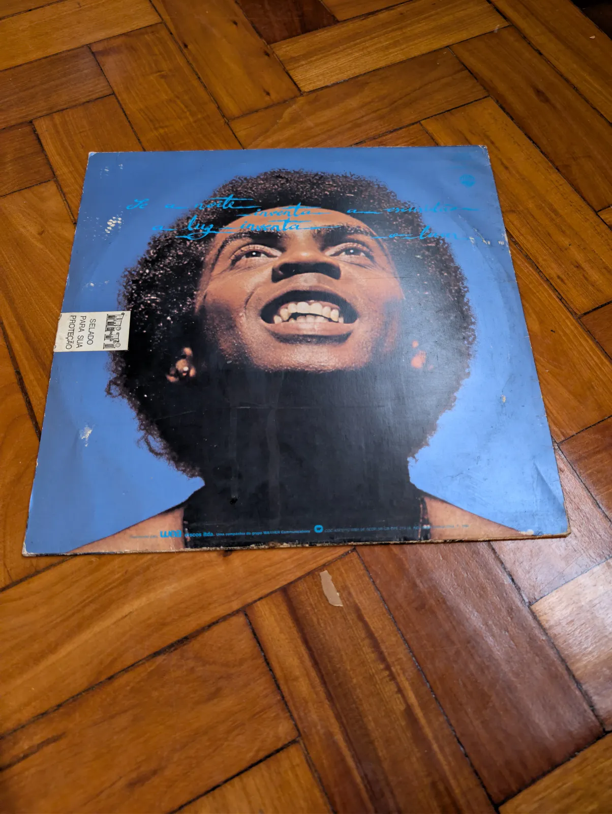 Gilberto Gil — Luar, label-a