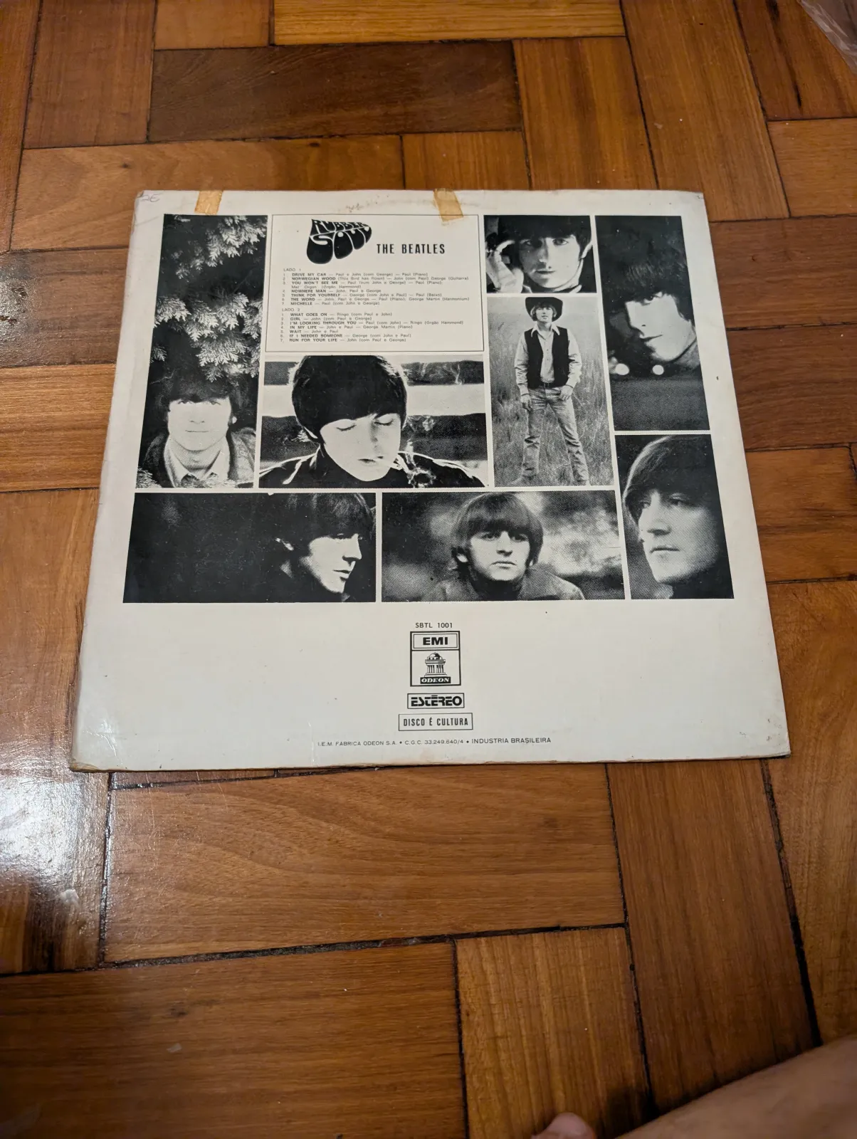 The Beatles — Rubber Soul, back