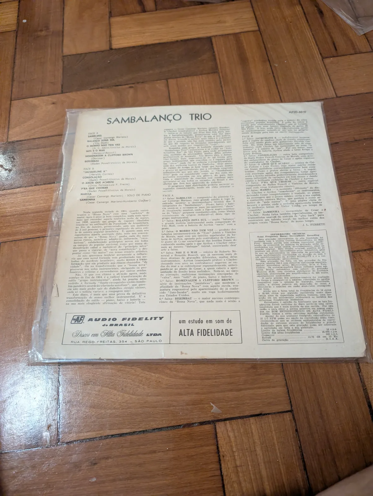 Sambalanço Trio — Sambalanço Trio, back