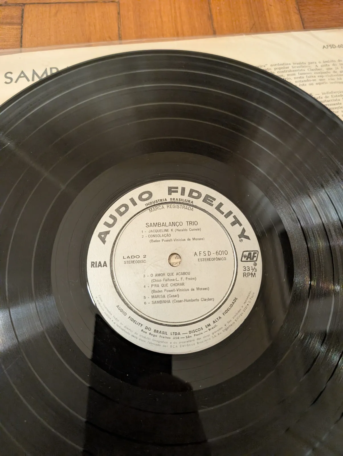 Sambalanço Trio — Sambalanço Trio, label-b