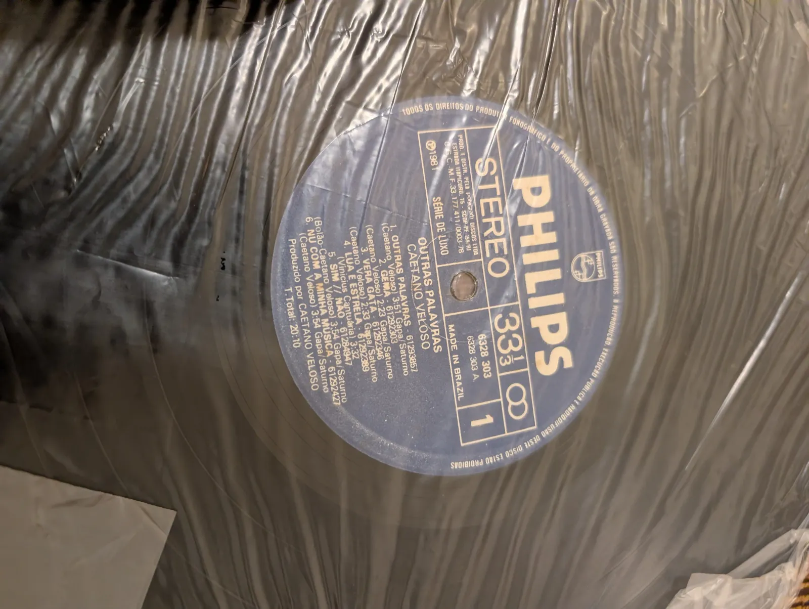 Caetano Veloso — Outras Palavras, label-a