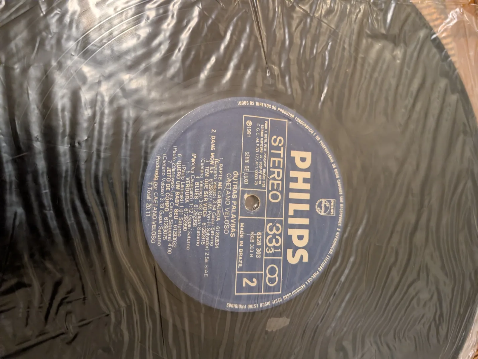 Caetano Veloso — Outras Palavras, label-b
