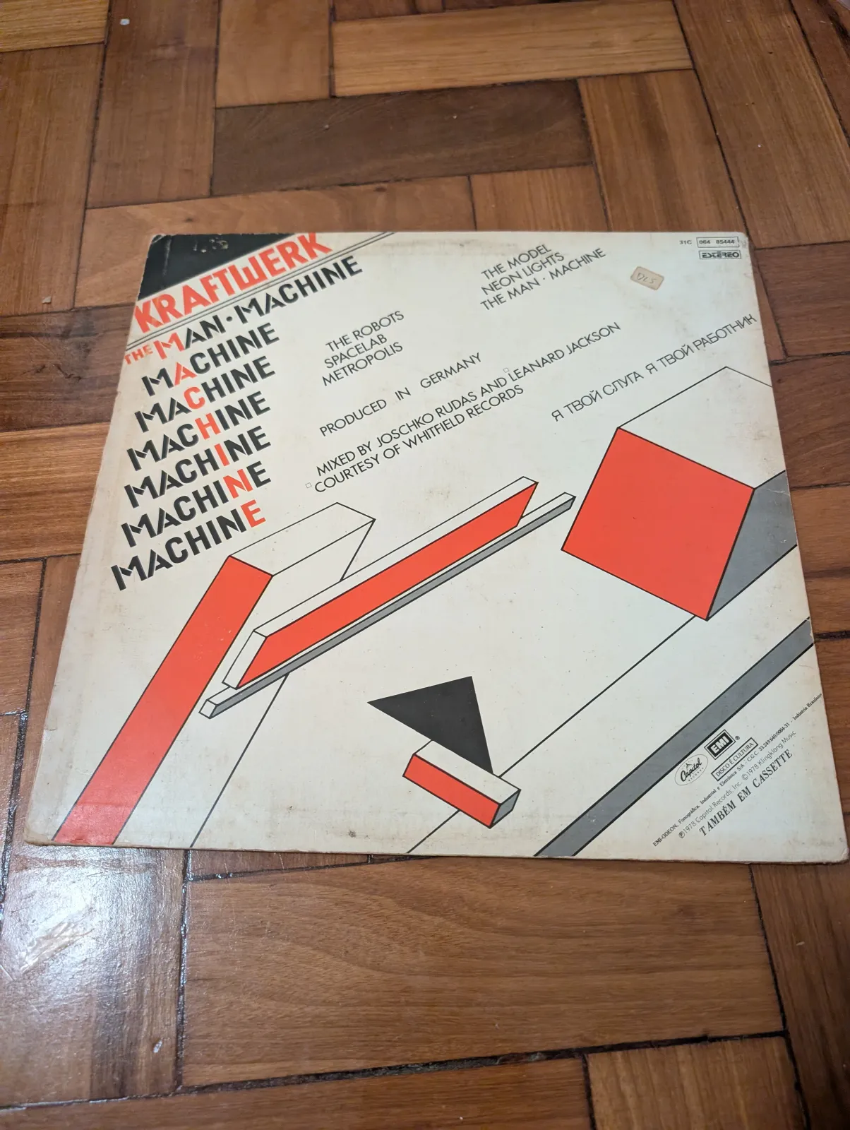Kraftwerk — The Man-Machine, back