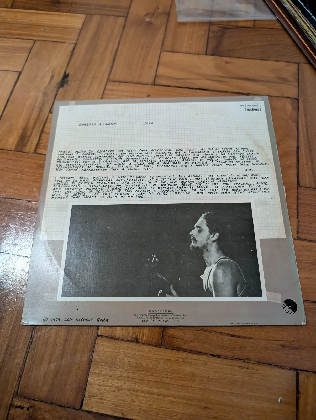 Egberto Gismonti — Solo, label-a
