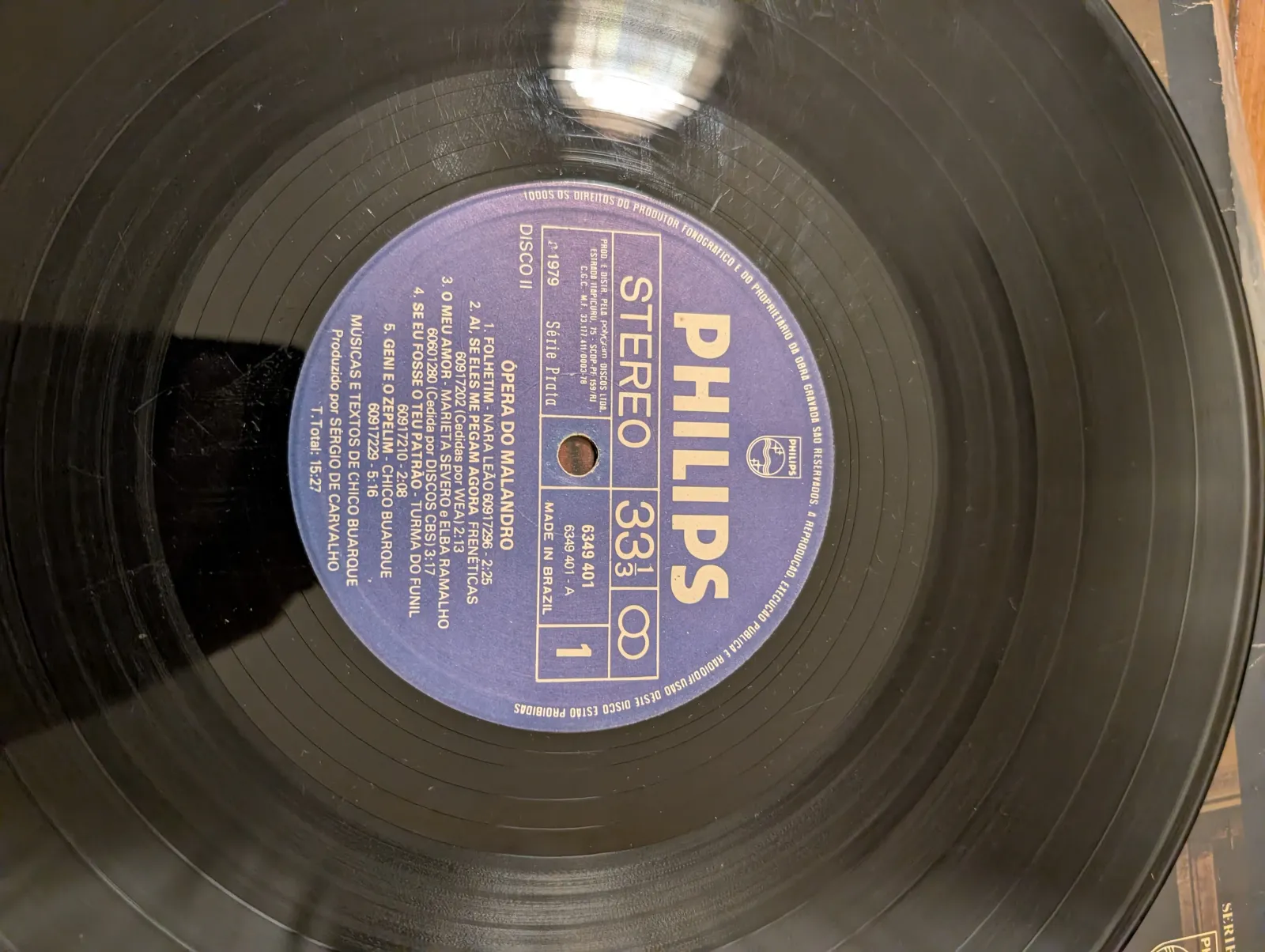 Various Artists — Ópera do Malandro, label-b