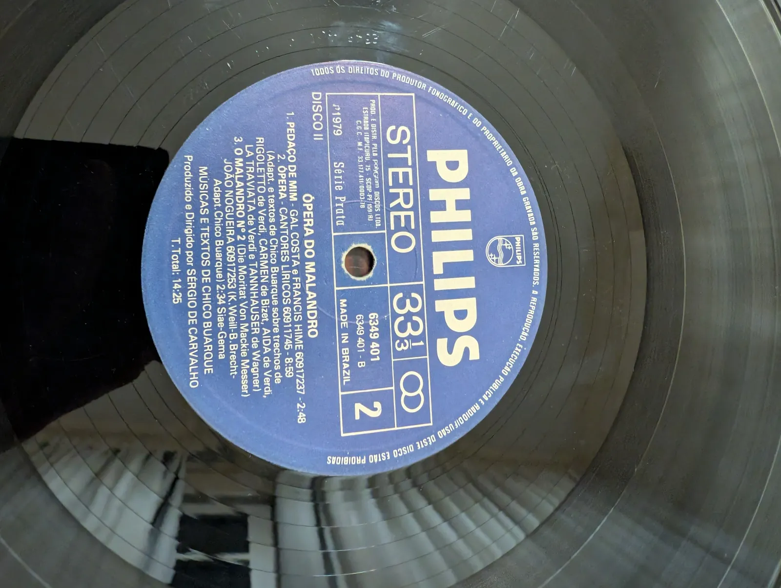 Various Artists — Ópera do Malandro, label-c