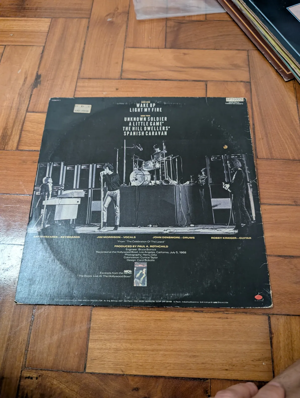 The Doors — Live at the Hollywood Bowl, back