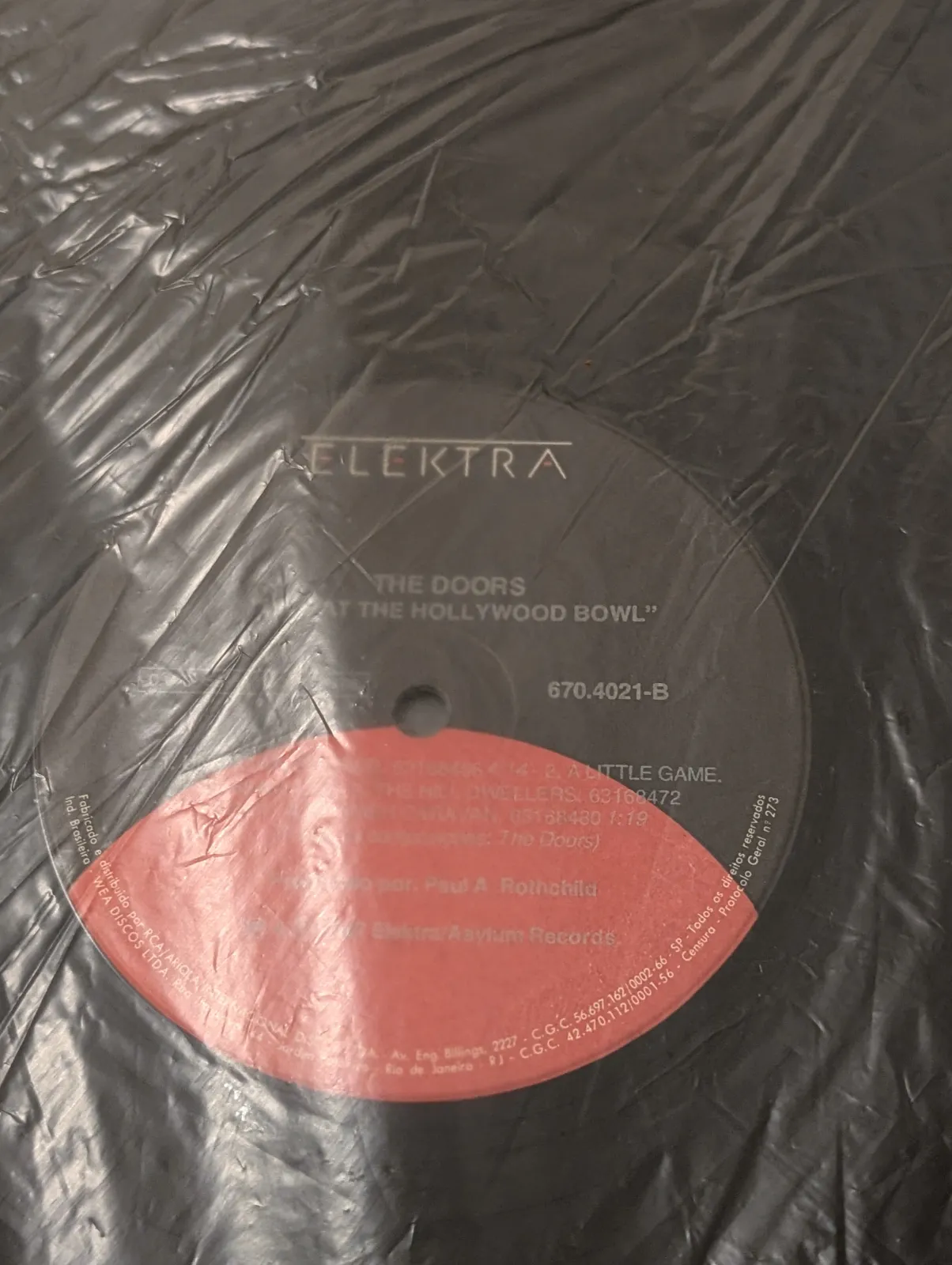 The Doors — Live at the Hollywood Bowl, label-b