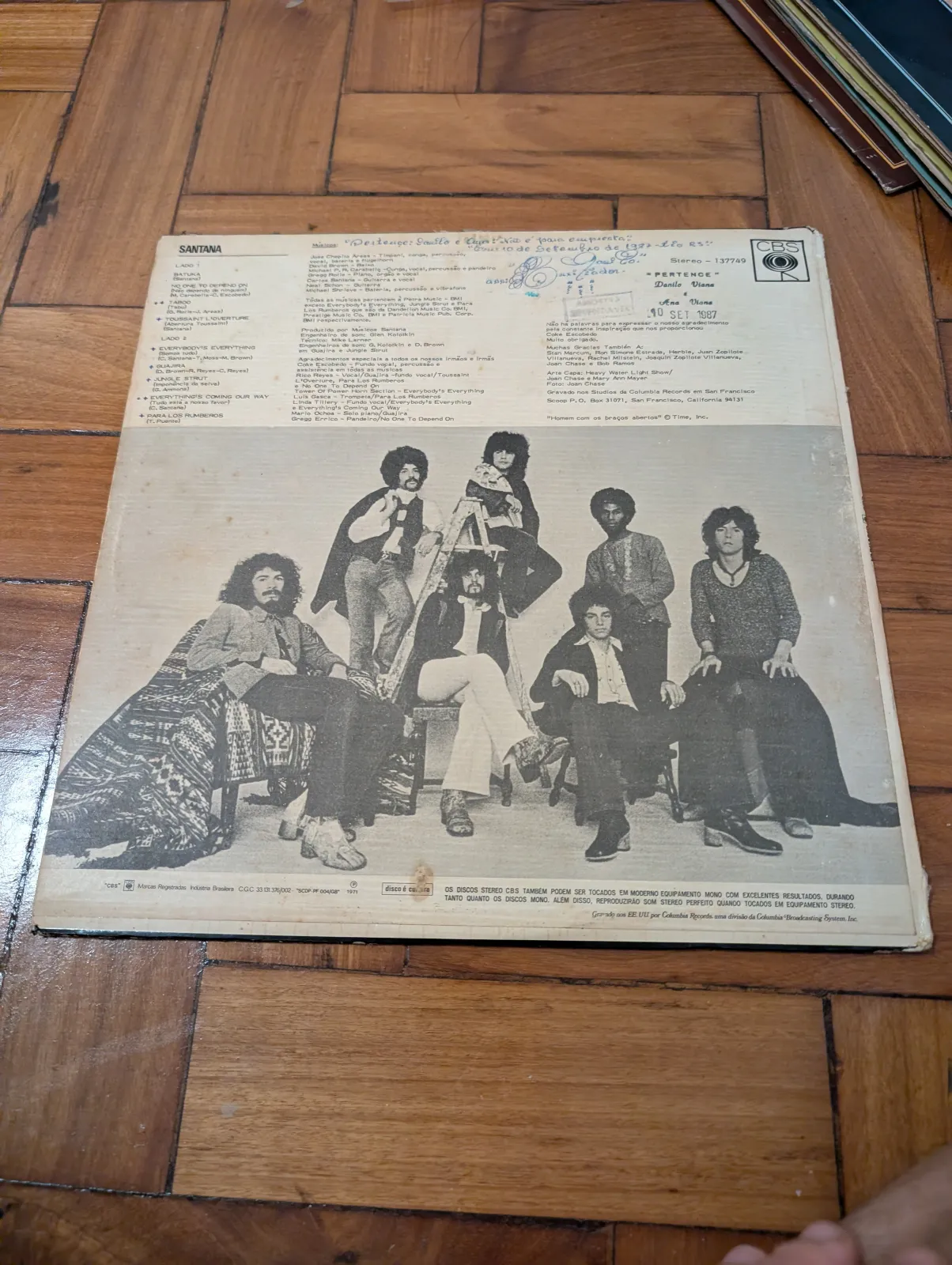 Santana — Santana, back