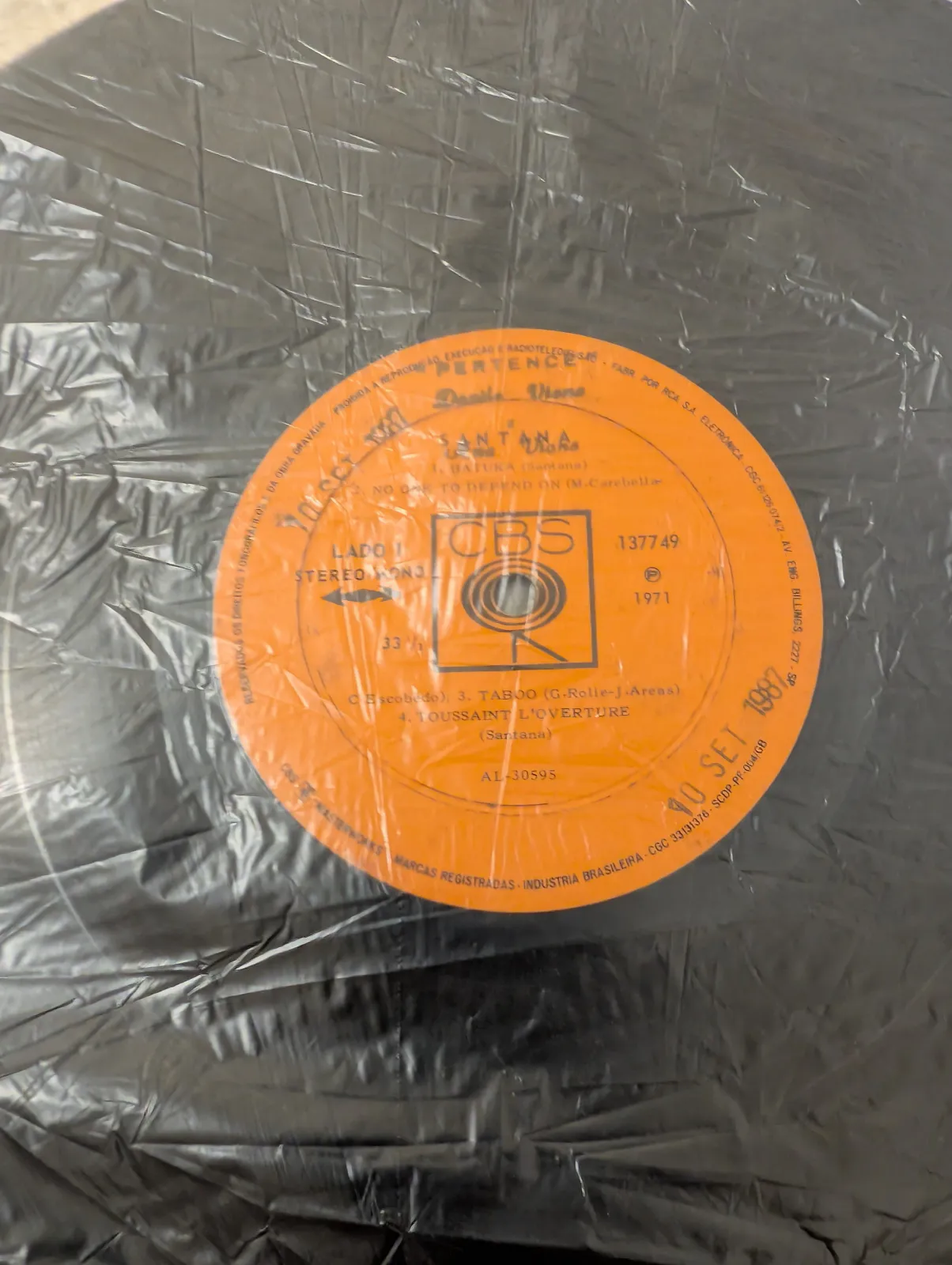 Santana — Santana, label-a