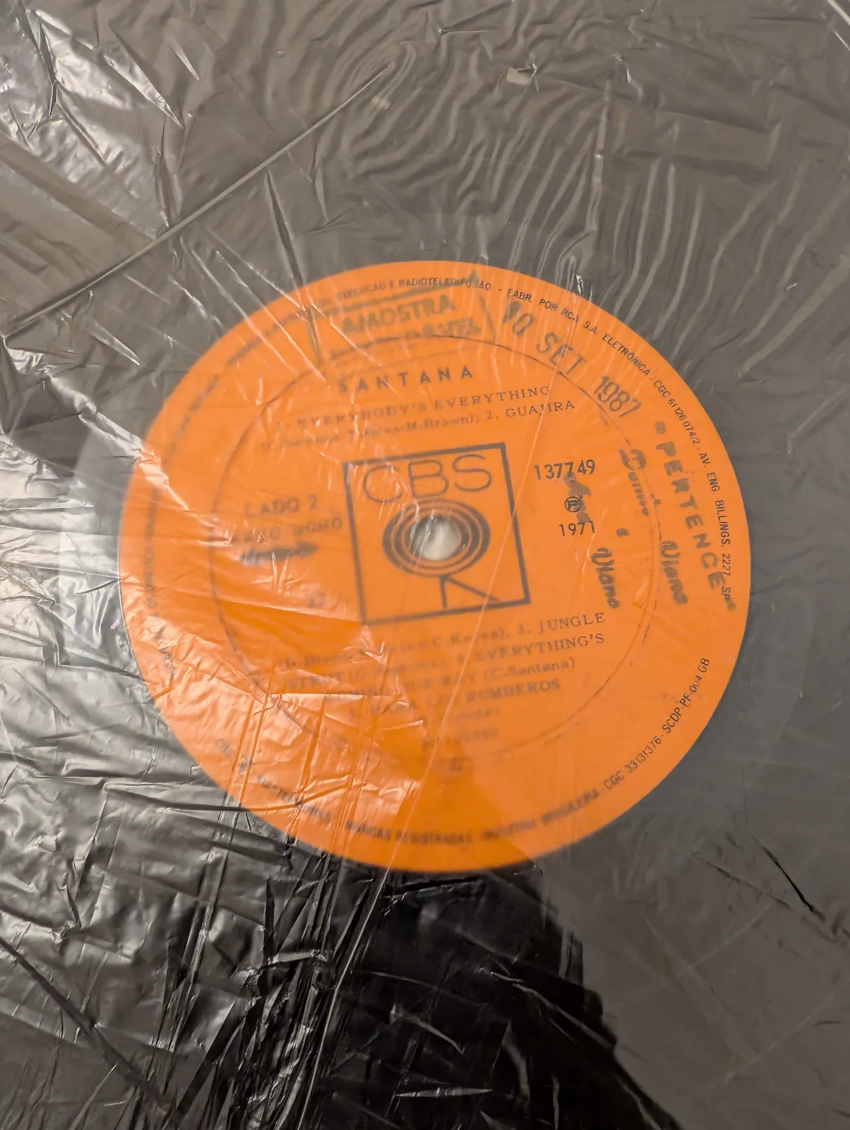 Santana — Santana, label-b