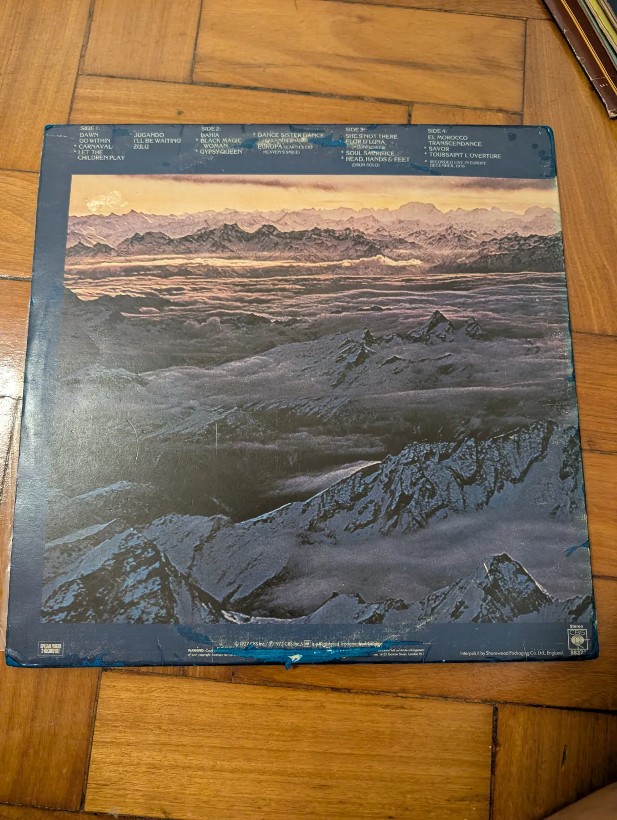 Santana — Moonflower, back