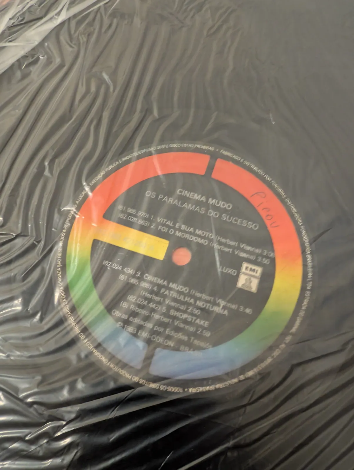 Os Paralamas do Sucesso — Cinema Mudo, label-b