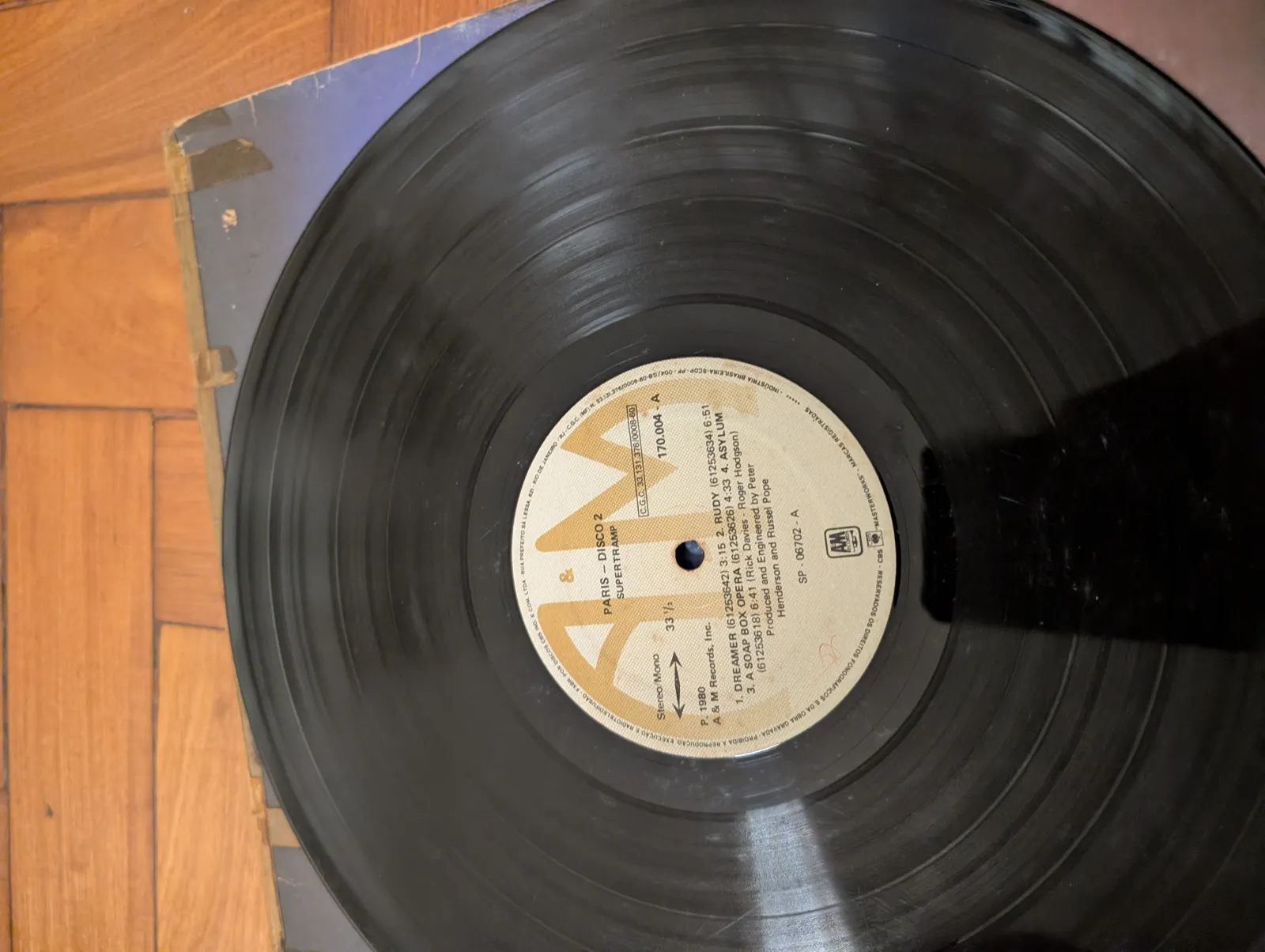 Supertramp — Paris, label-c
