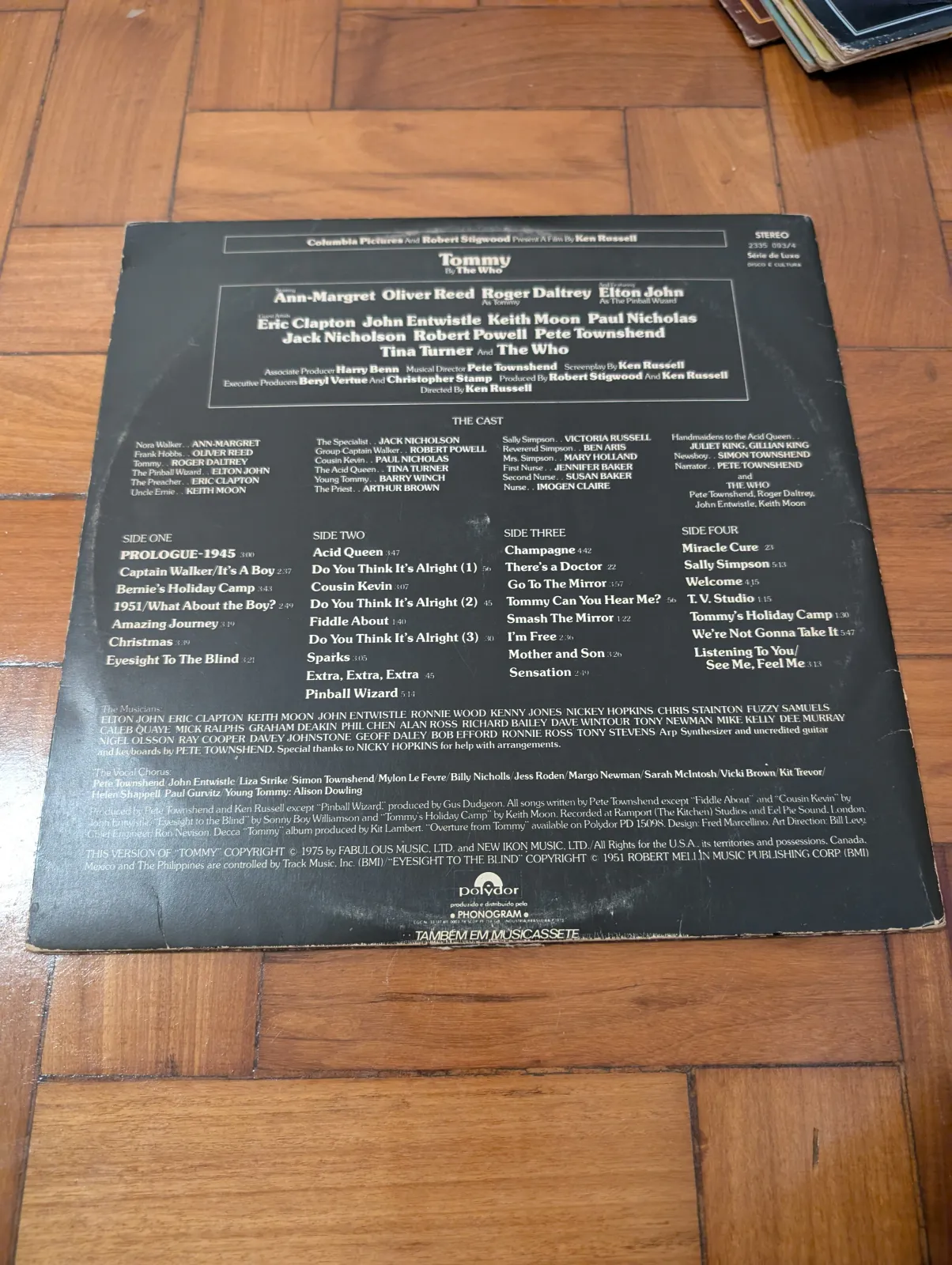 Various Artists / The Who — Tommy — Original Soundtrack, back