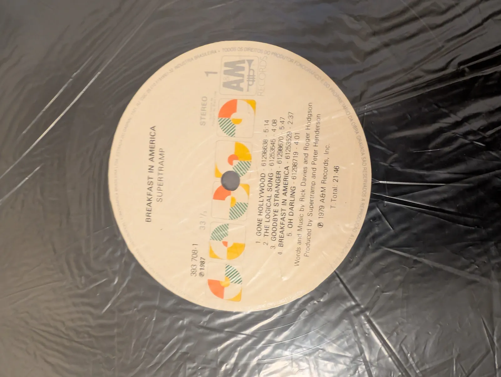 Supertramp — Breakfast in America, label-a