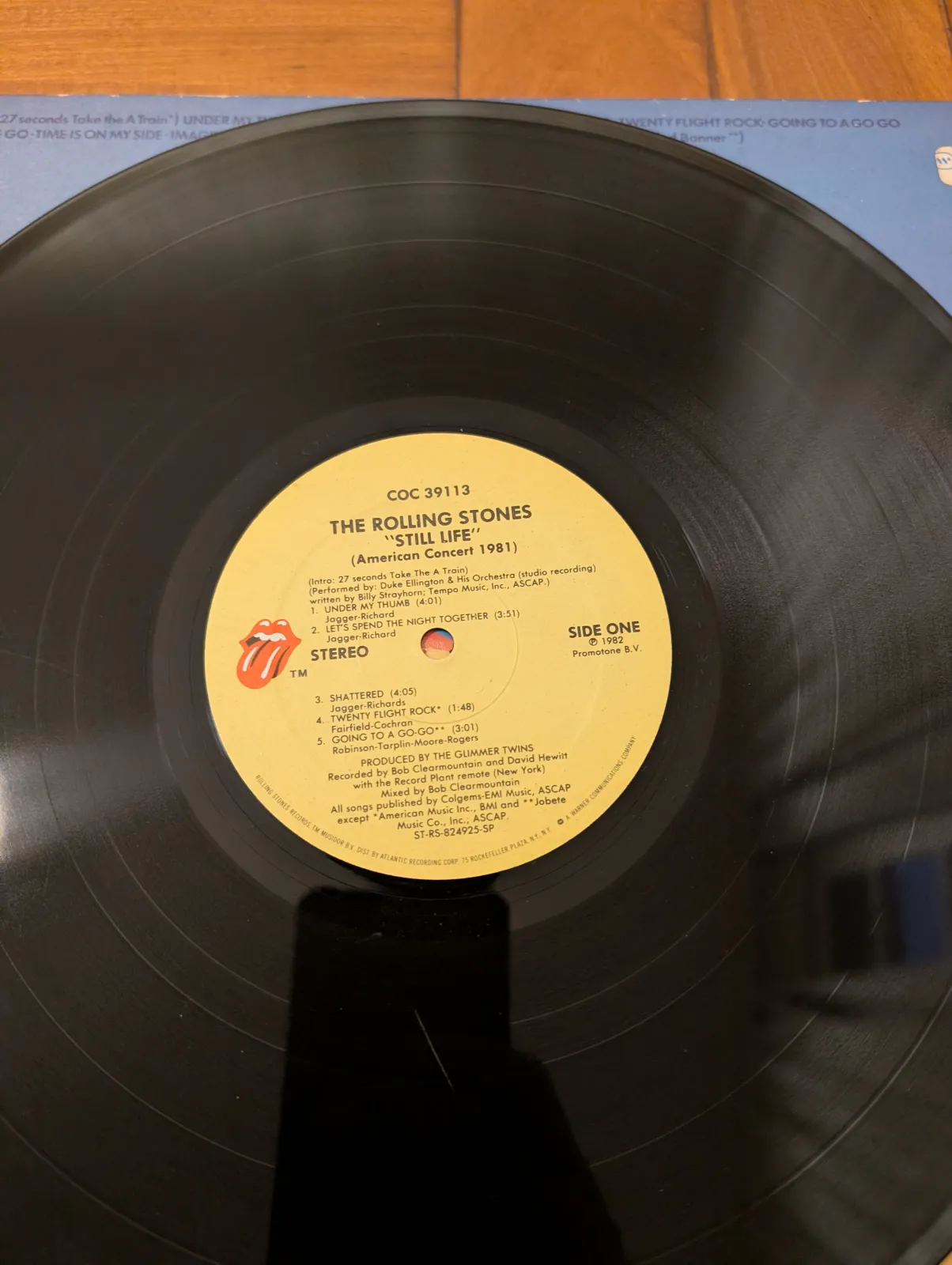 The Rolling Stones — Still Life, label-a