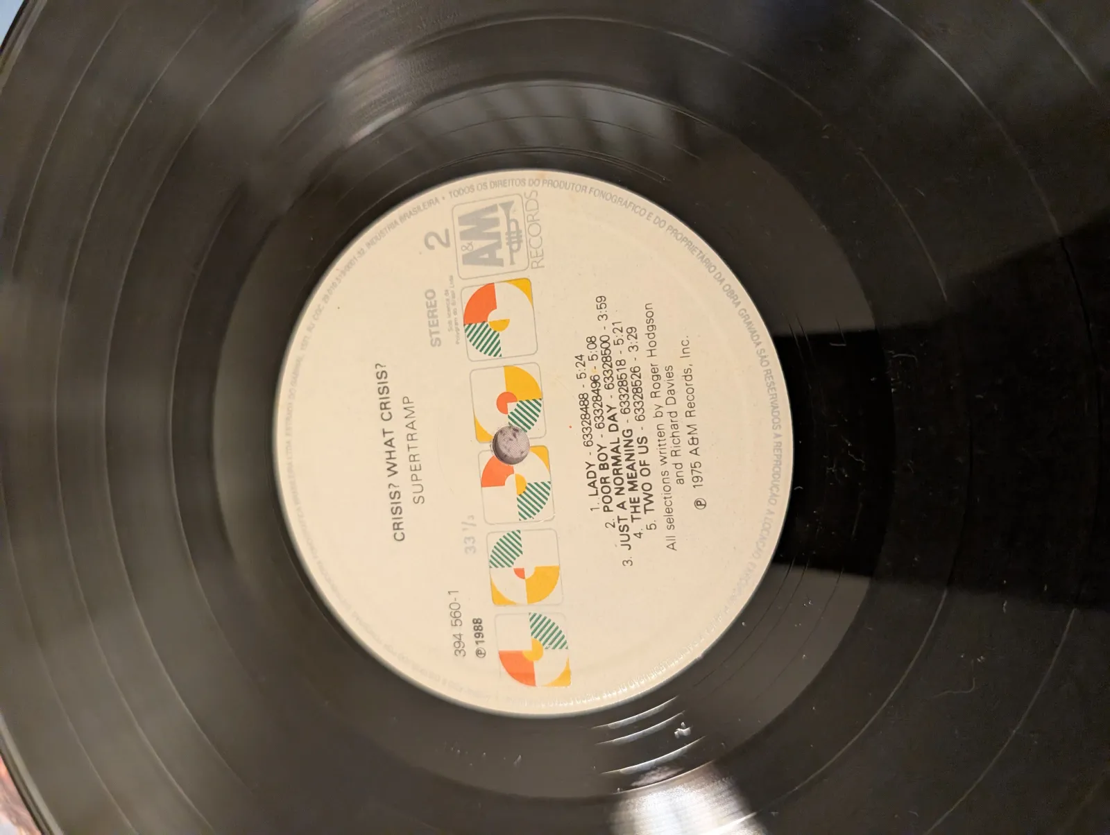 Supertramp — Crisis? What Crisis?, label-b