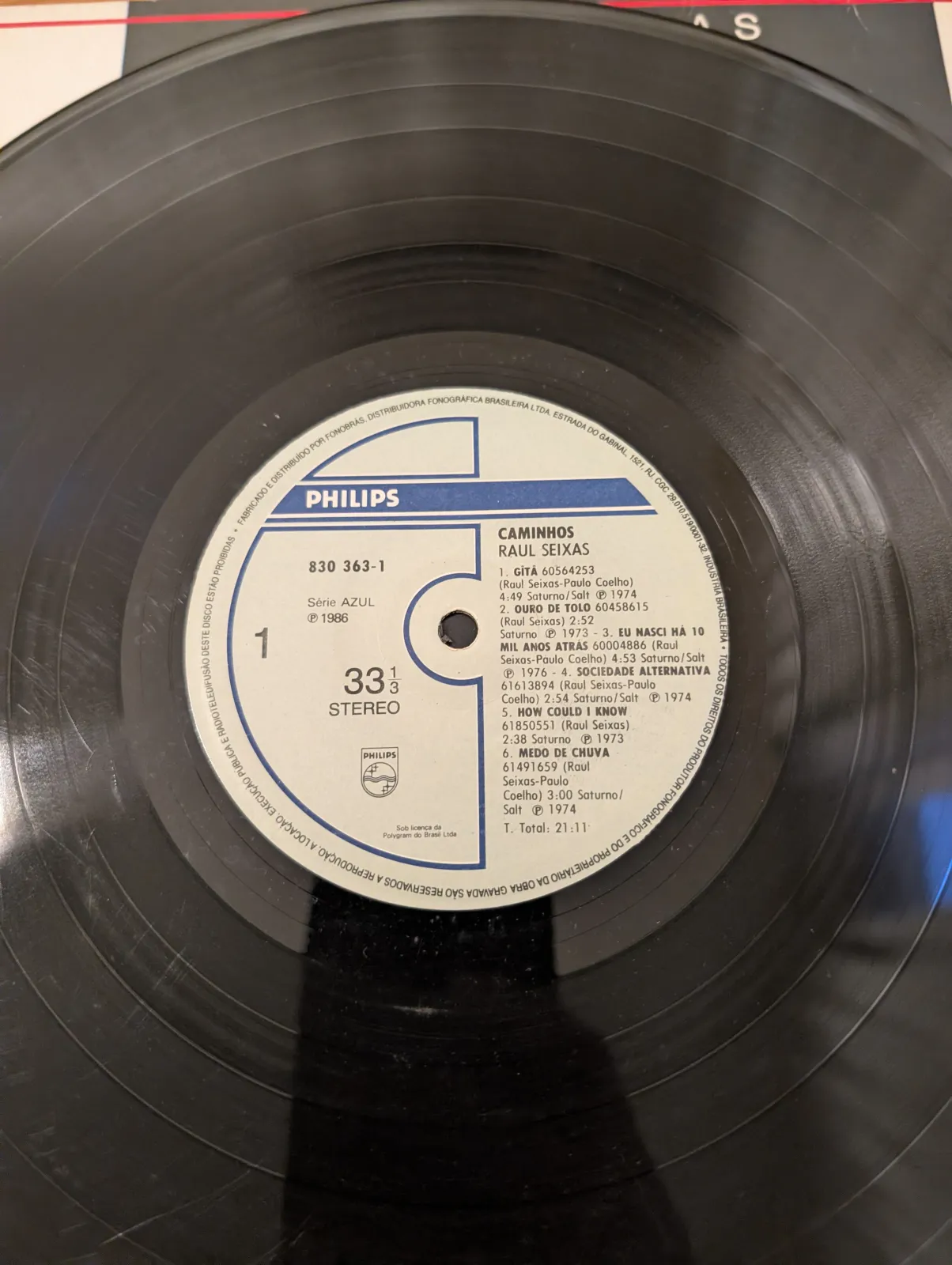 Raul Seixas — Caminhos, label-b