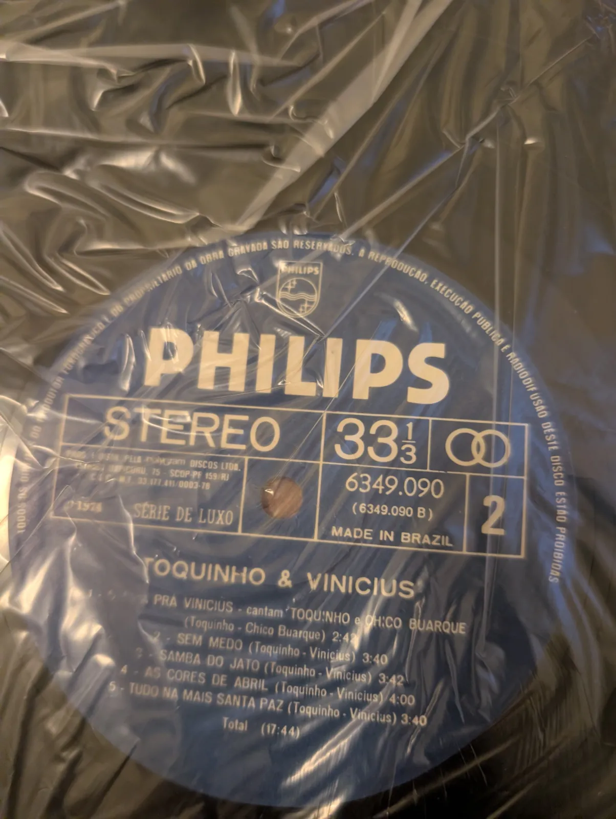 Toquinho & Vinicius de Moraes — Toquinho e Vinicius, label-b