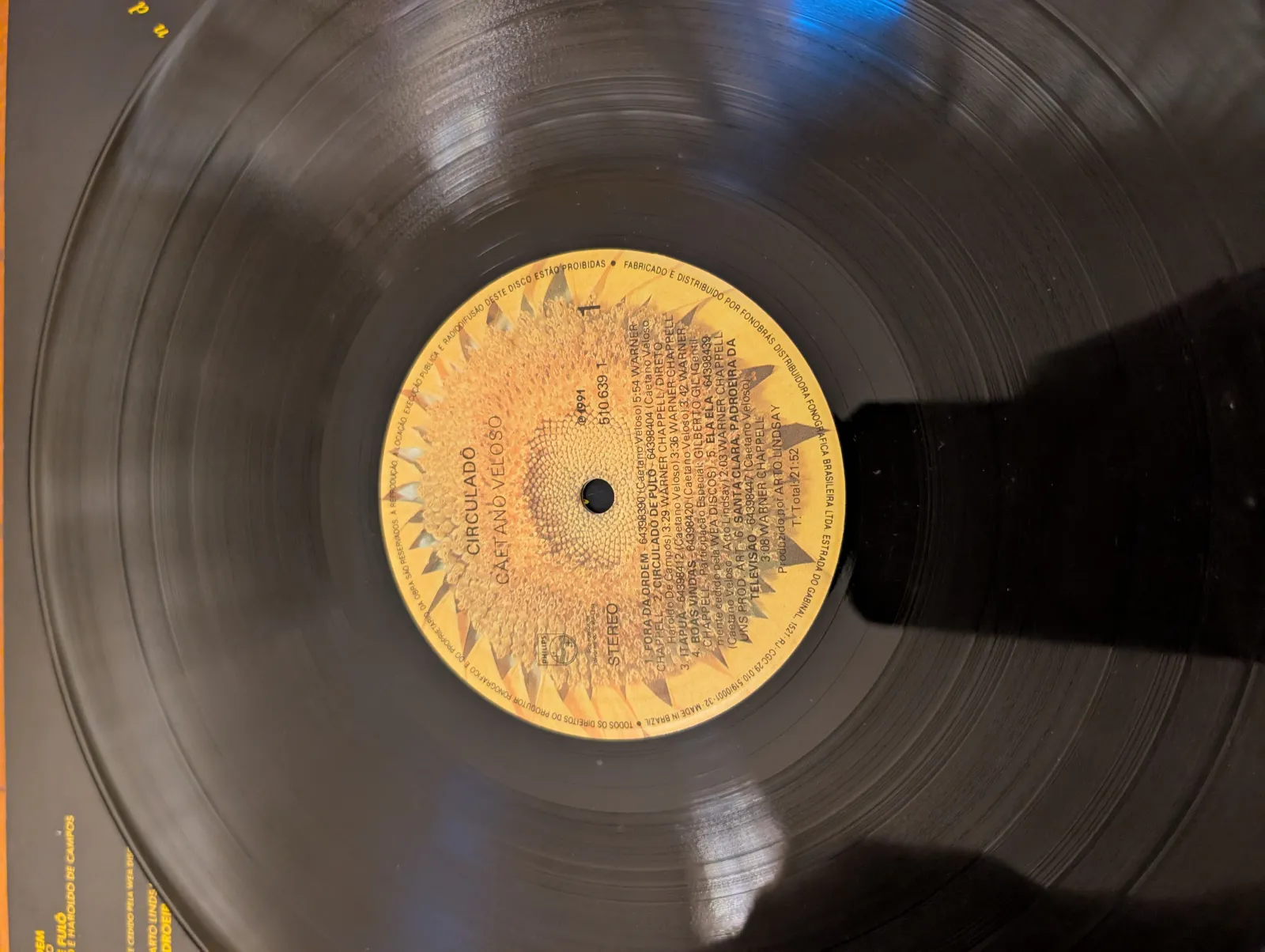 Caetano Veloso — Circulado, label-a