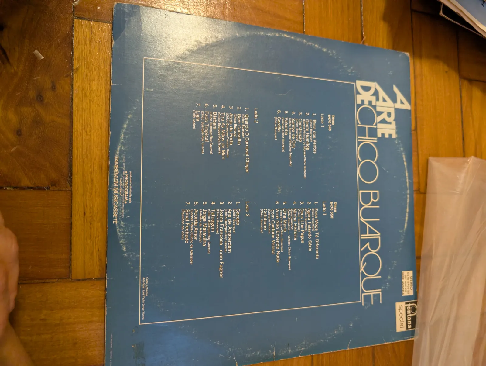 Chico Buarque — A Arte de Chico Buarque, back