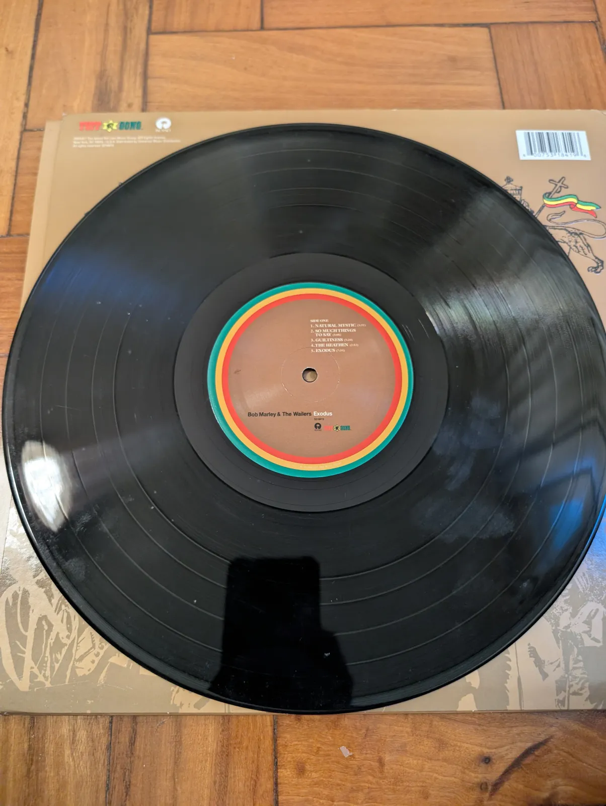 Bob Marley & The Wailers — Exodus, label-a
