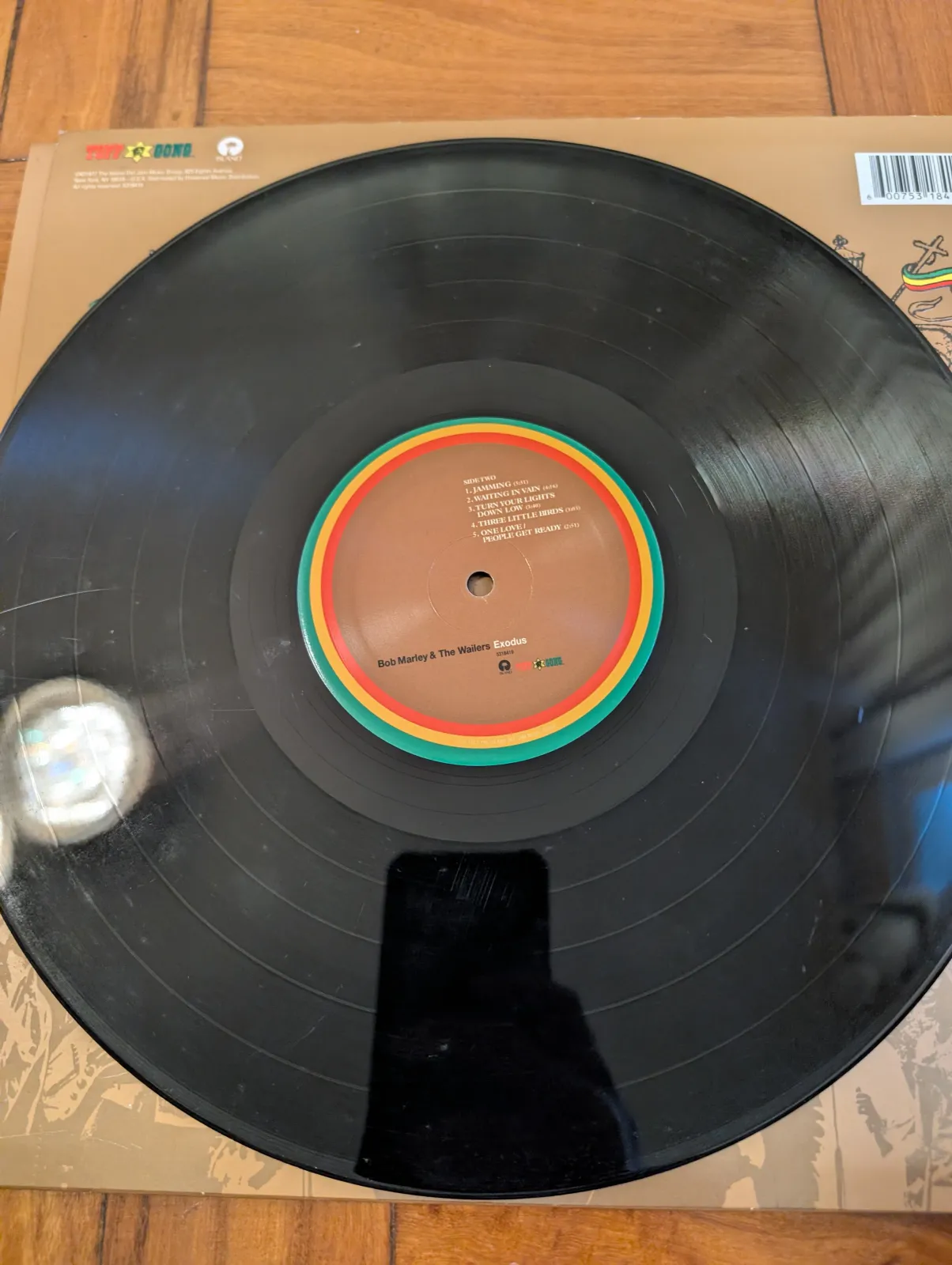 Bob Marley & The Wailers — Exodus, label-b