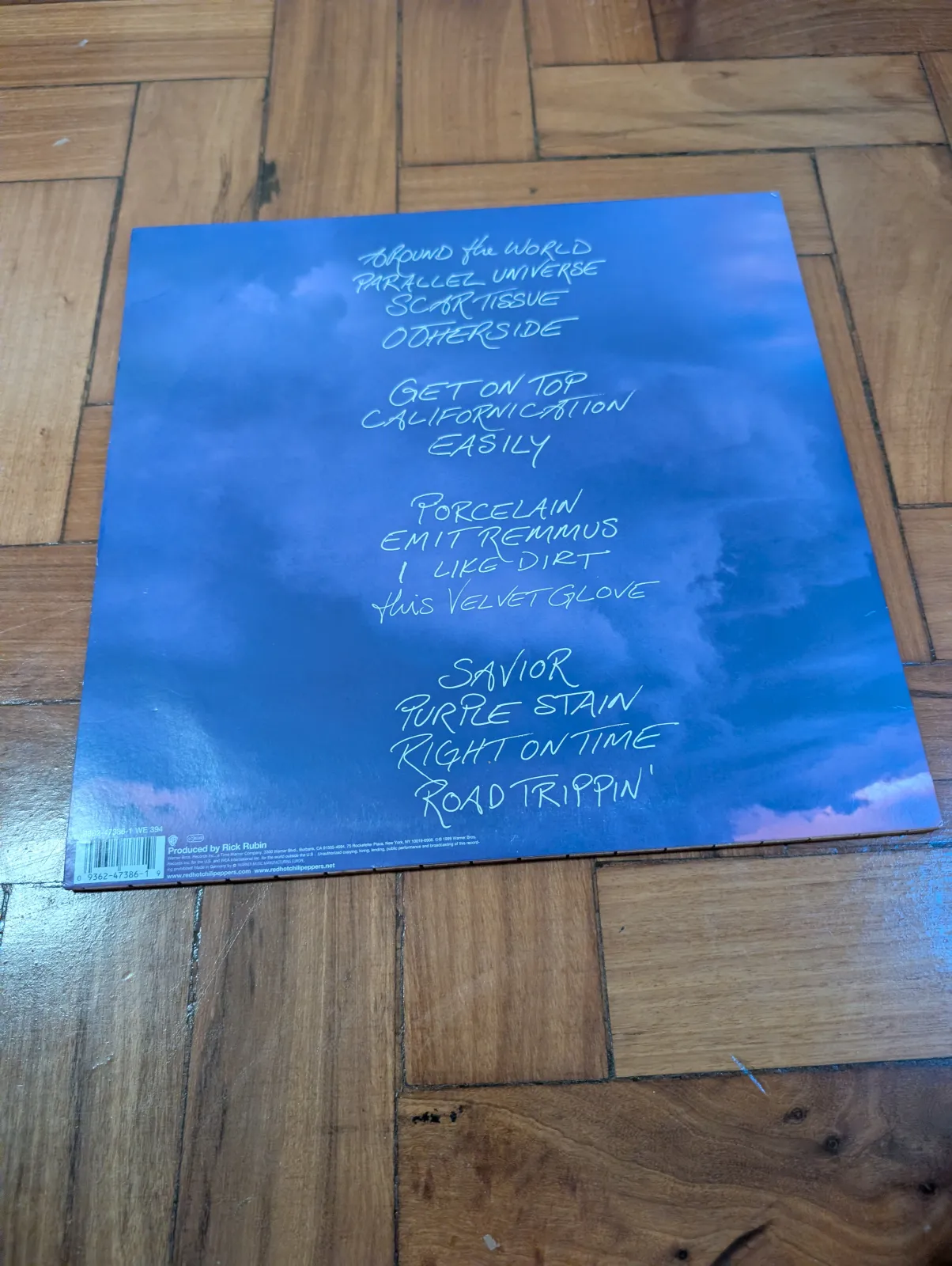 Red Hot Chili Peppers — Californication, back