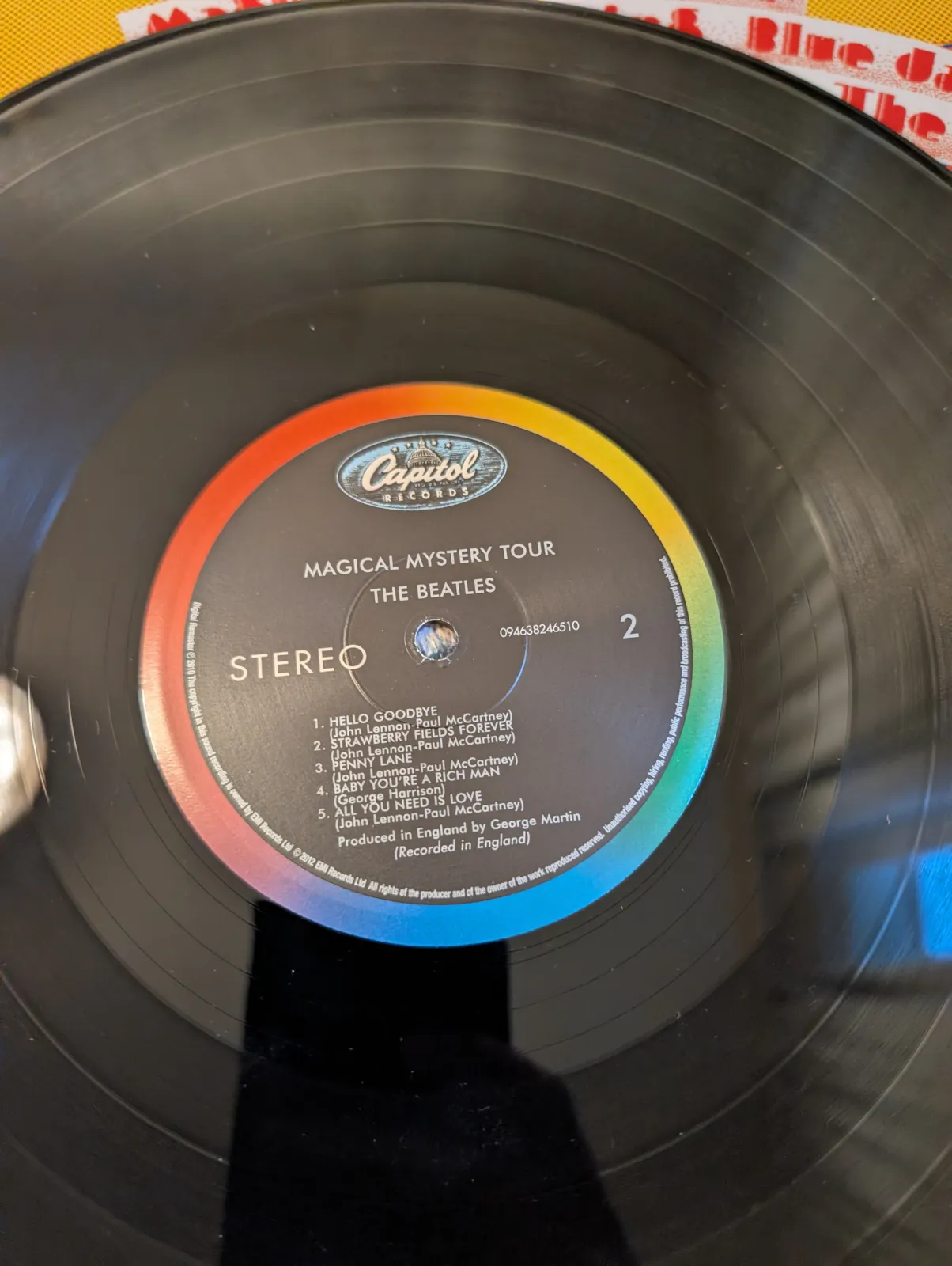 The Beatles — Magical Mystery Tour, label-b